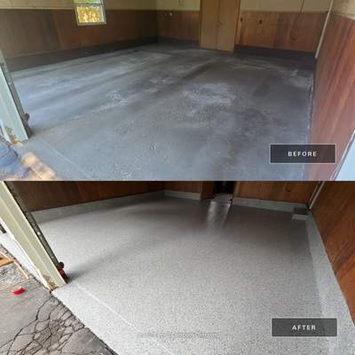 Vintage Zircon Garage Coating