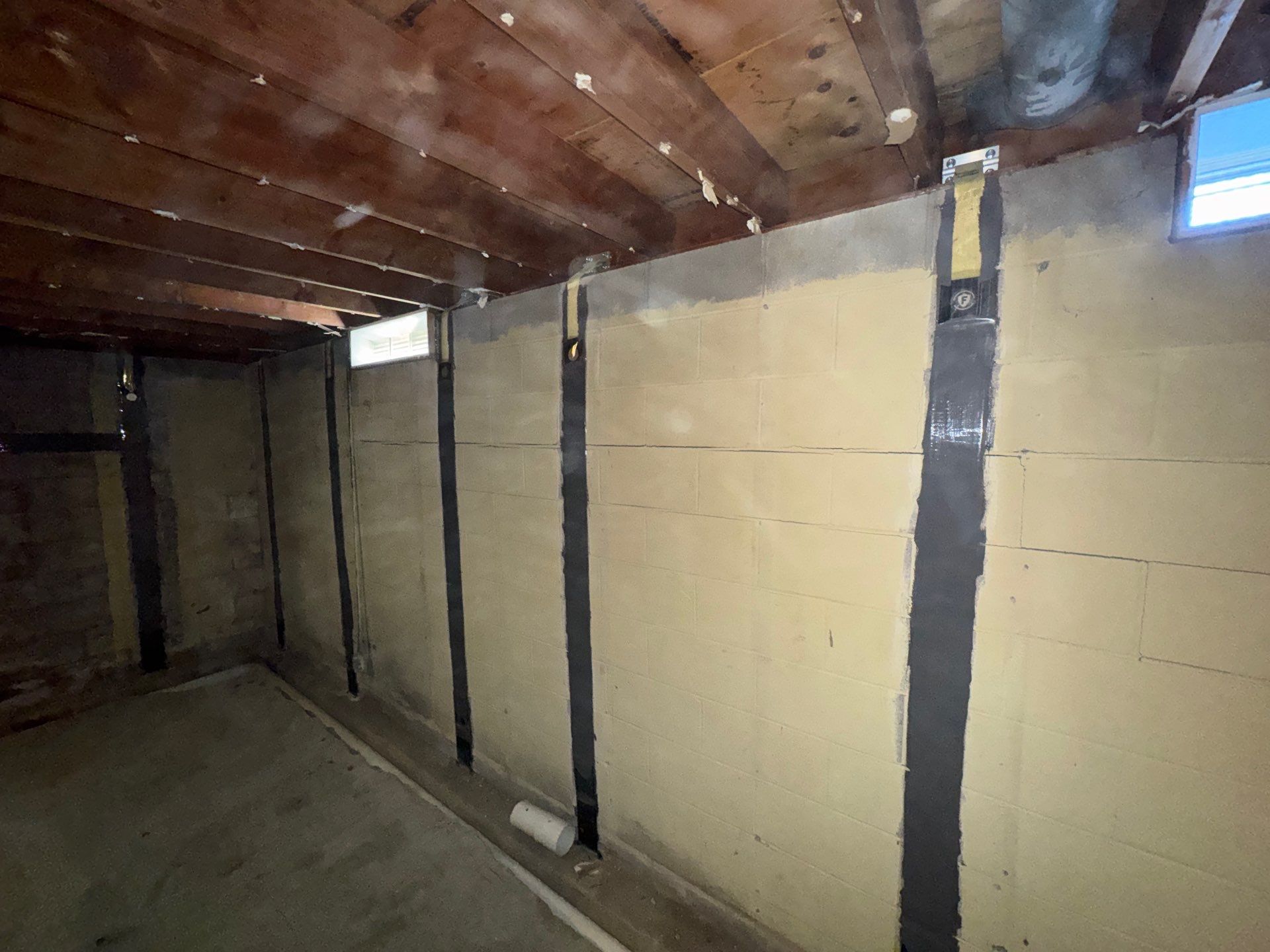 Eldridge, IA Invisibeam Project by ACE Waterproofing & Basement Solutions