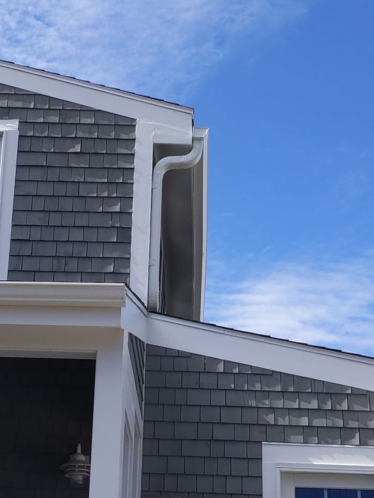 Hull, MA Gutter Installation using 5" K-Style Aluminum Gutter by Gutter Pro Enterprises