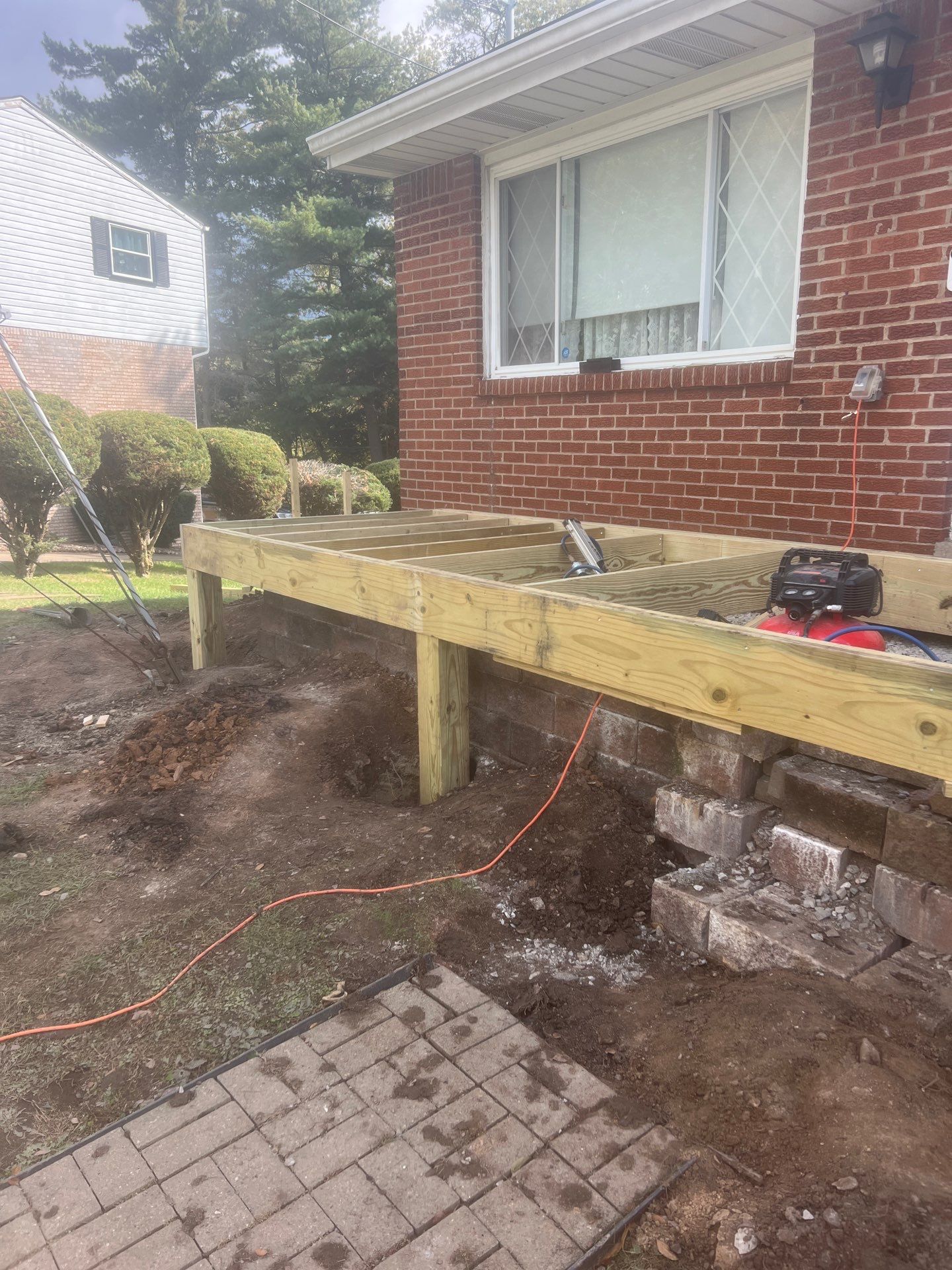 Deck and roof replacement  by Cousins Roofing Siding & Decks