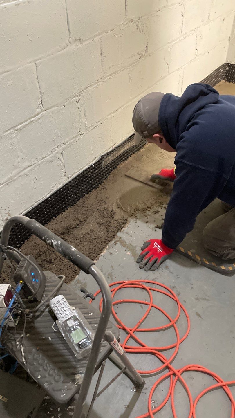 Basement Waterproofing for Kristi & Danny in St. Paul by Waterproofing Northeast