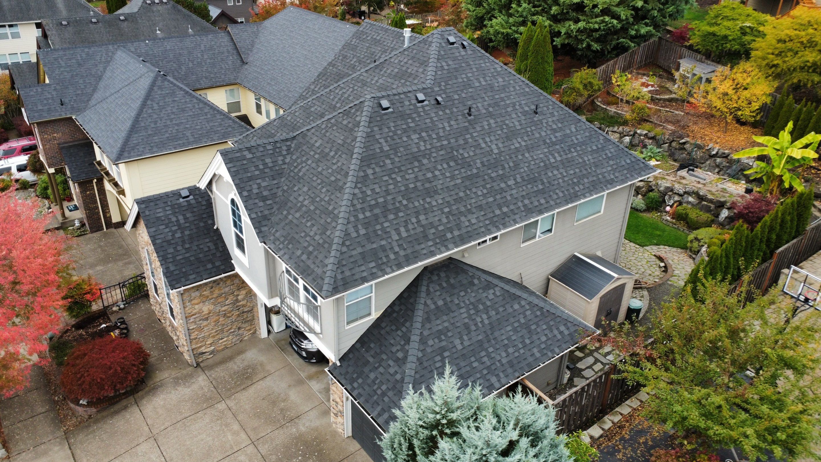 IKO Dynasty Granite Black by Orezona Building & Roofing Company, Inc.