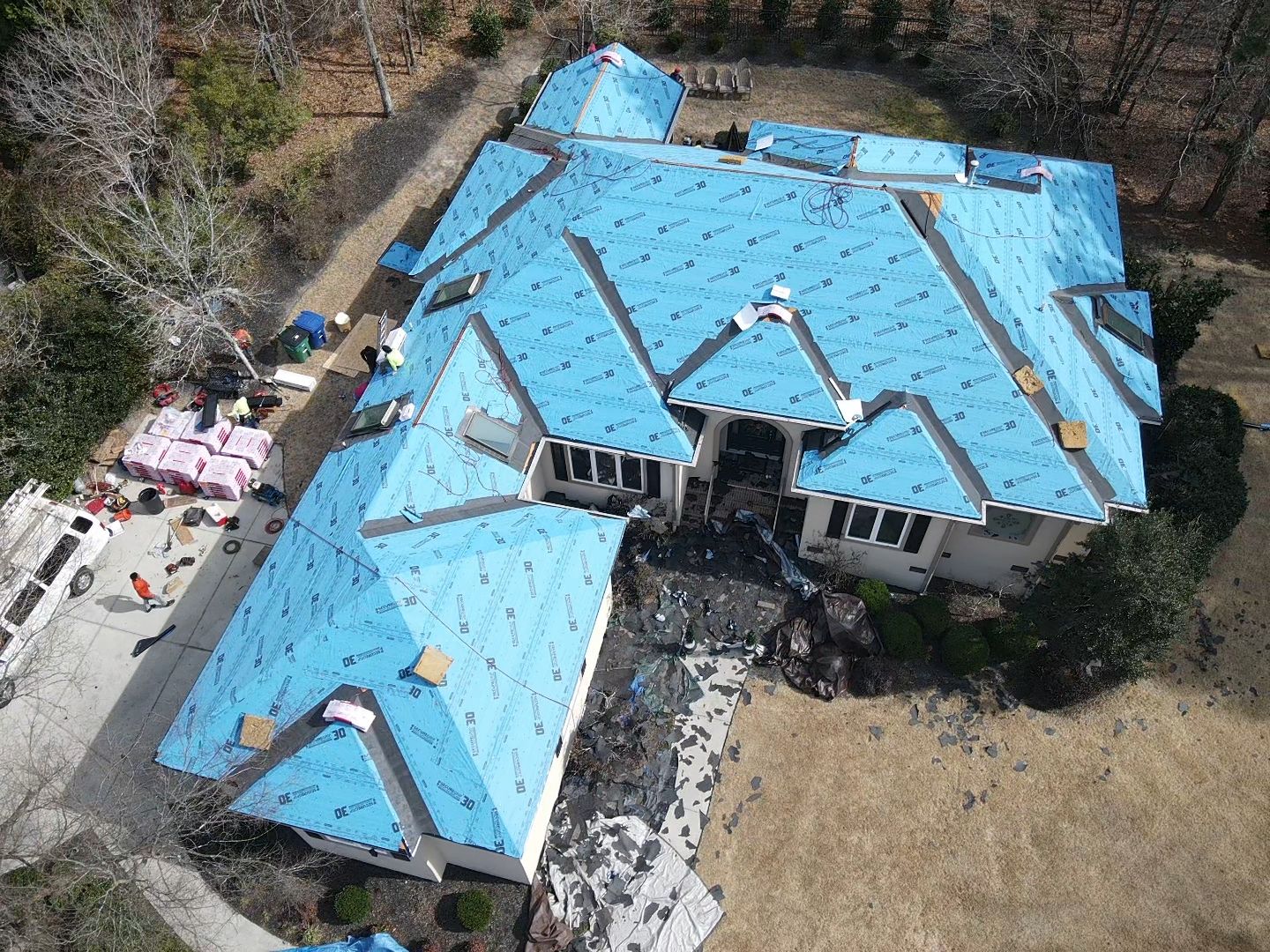 Residential Roofing Installation using Owens Corning by Inspector Roofing and Restoration