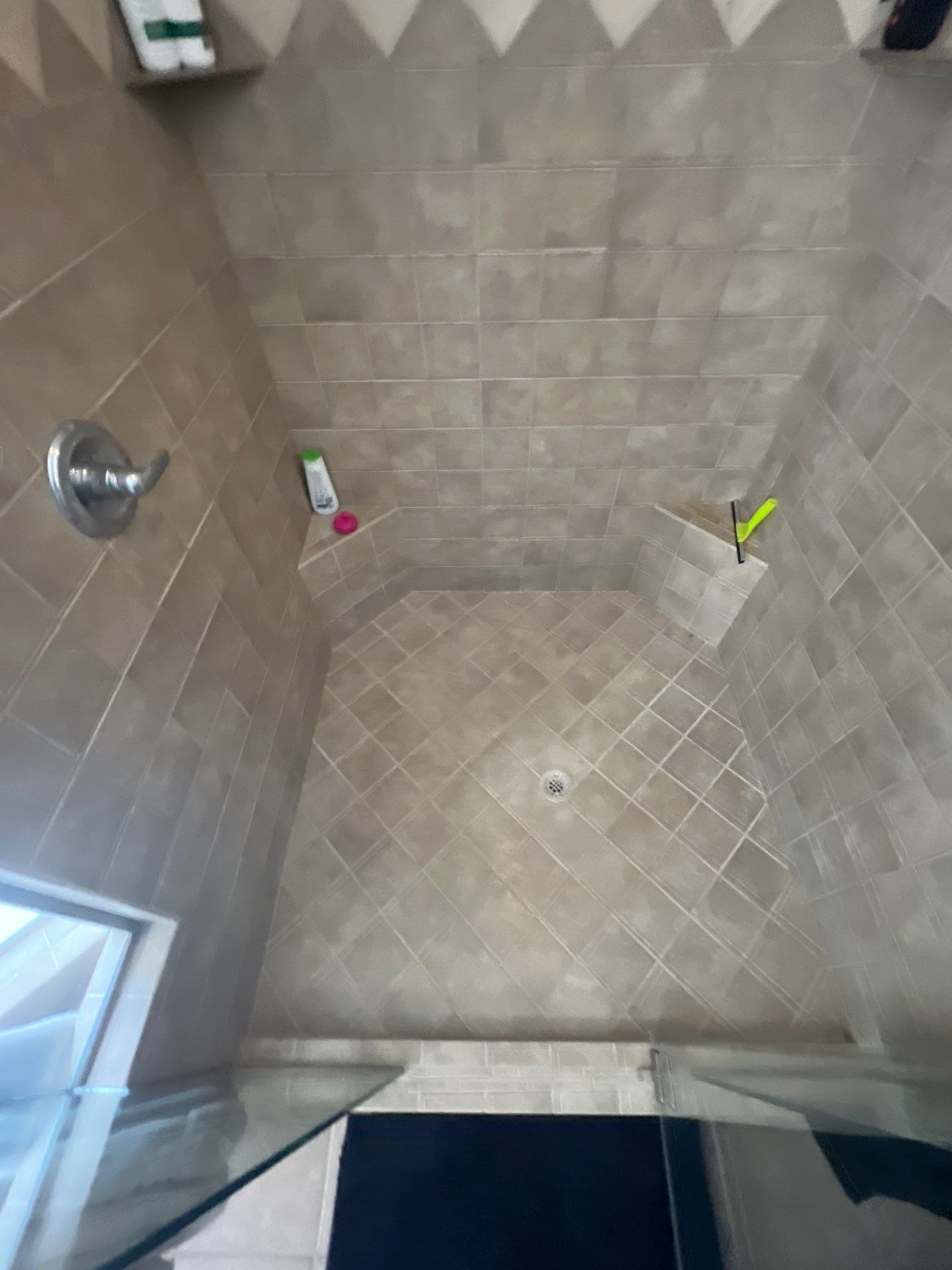 Full bathroom remodel with Artus lighted mirrors, Waltz bathtub and Mercury doors by The Shower Company