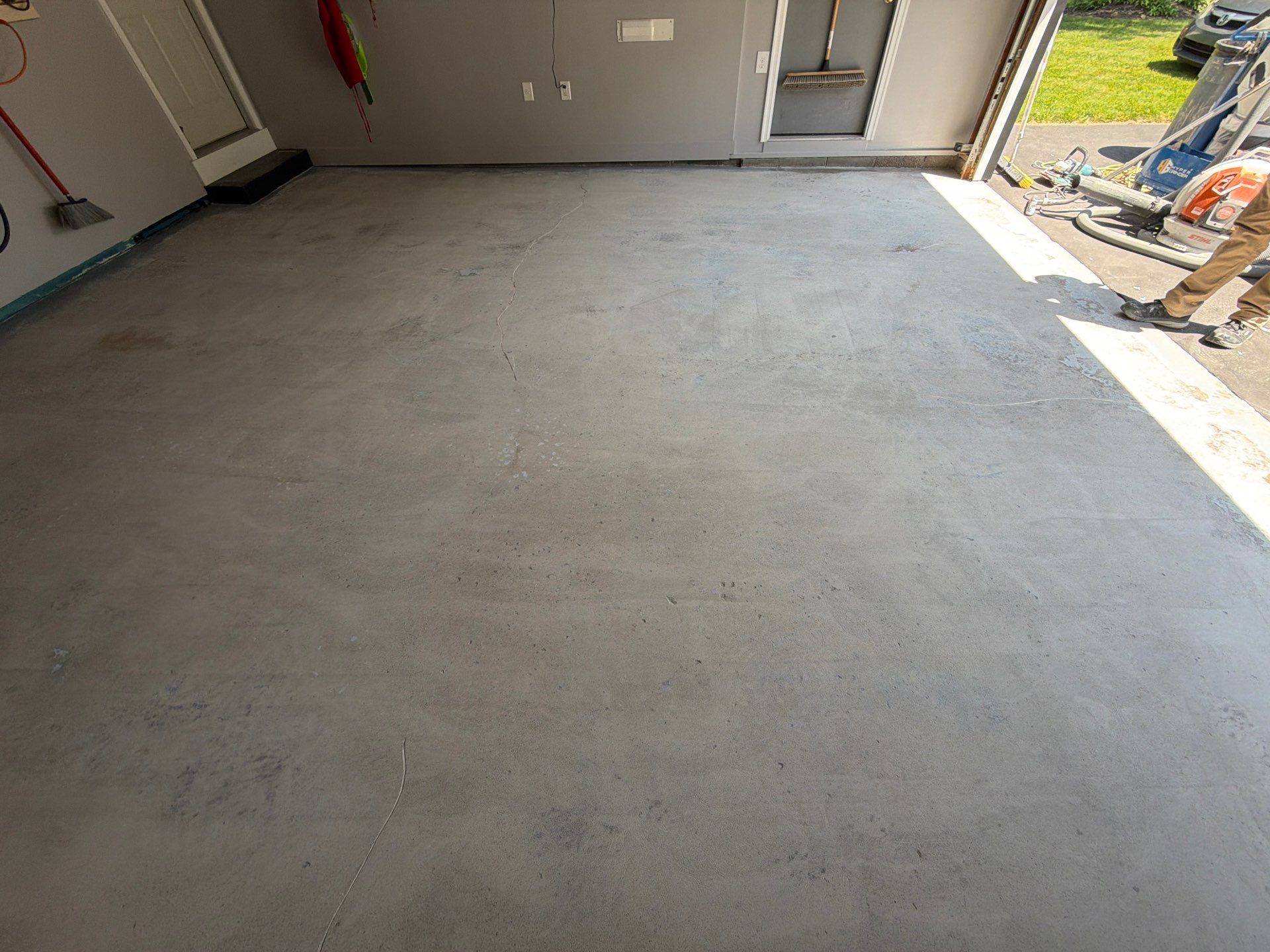 Vintage Silverado Garage Coating by NG Masonry & Construction LLC