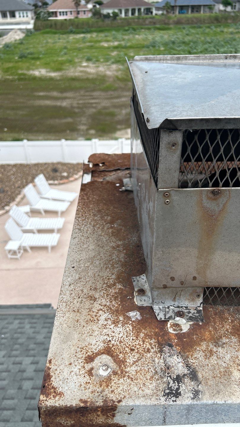 Chimney Cap & Chase Replacement using Galvanized Chimney Cap & Chase by Lighthouse Roofing