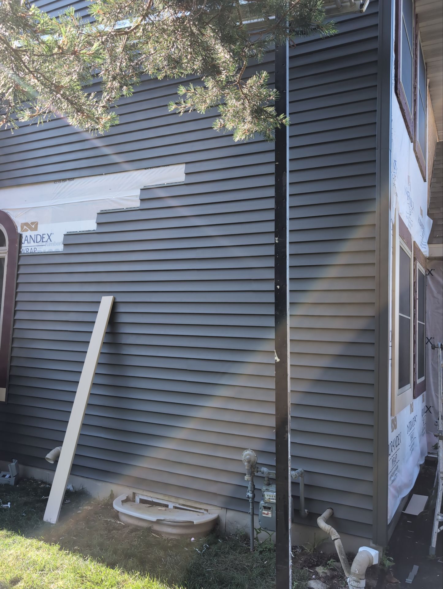 Bye Bye Cedar Siding ! Hello Misty Shadow!  by Gellings Roofing & Siding