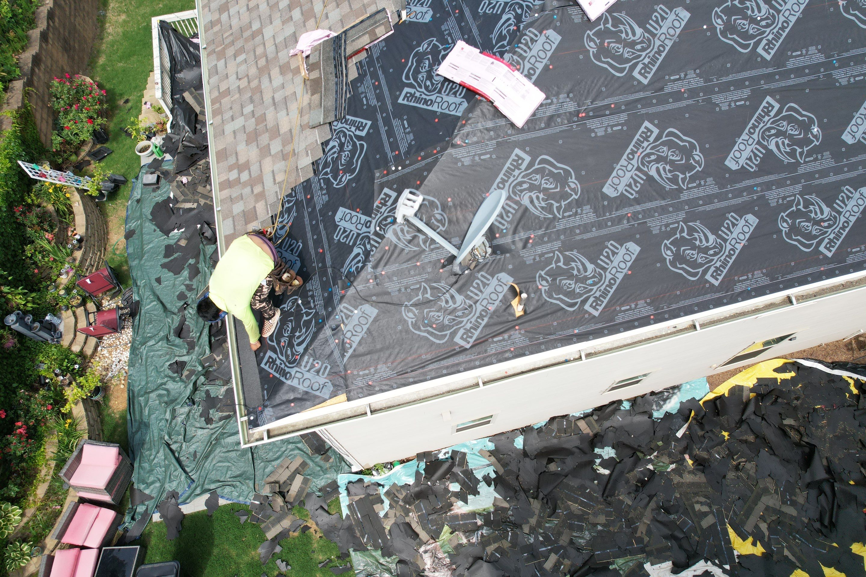 Residential Roofing Installation using Owens Corning by Inspector Roofing and Restoration