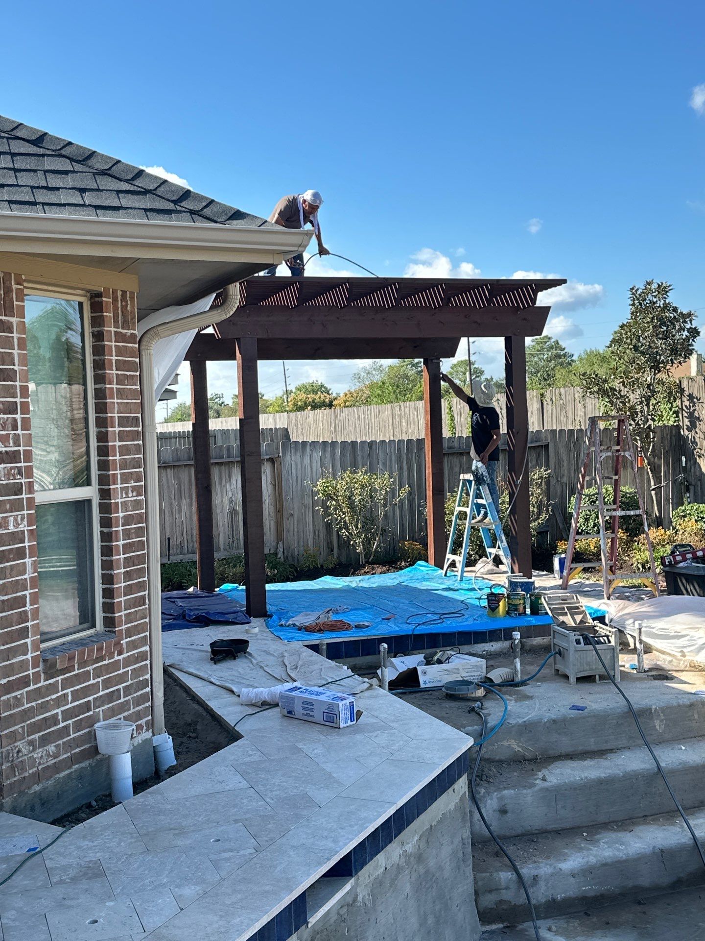 Pergola using Sophalx Crew by SophAlx LLC
