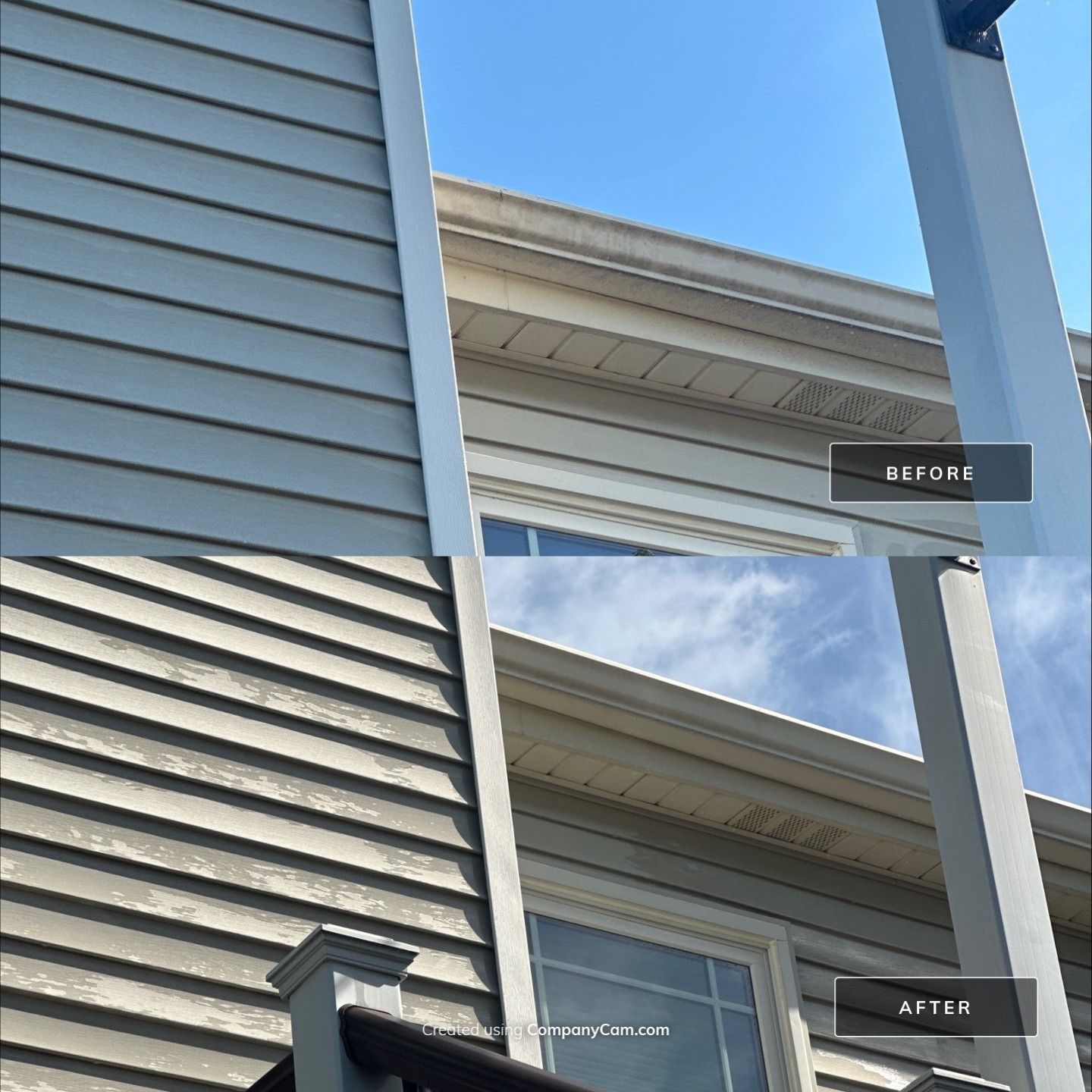 Project in Round Lake by Simmons Power & Soft Washing