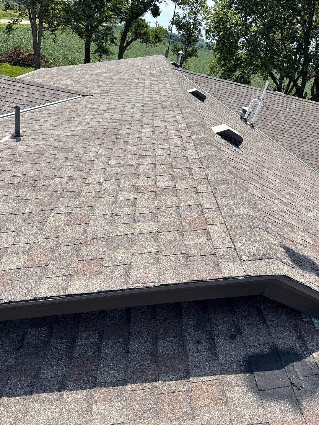 Architectural Shingle Roof Replacement in West Point, NE by Crows Roofing LLC
