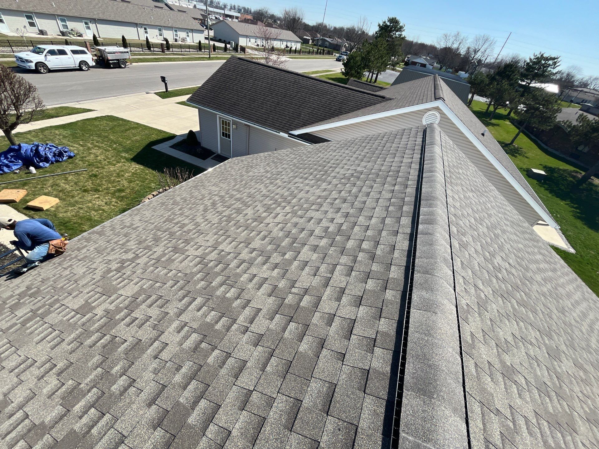 Residential Roofing Installation using CertainTeed Landmark Weathered Wood by Nitro Roofing and Construction