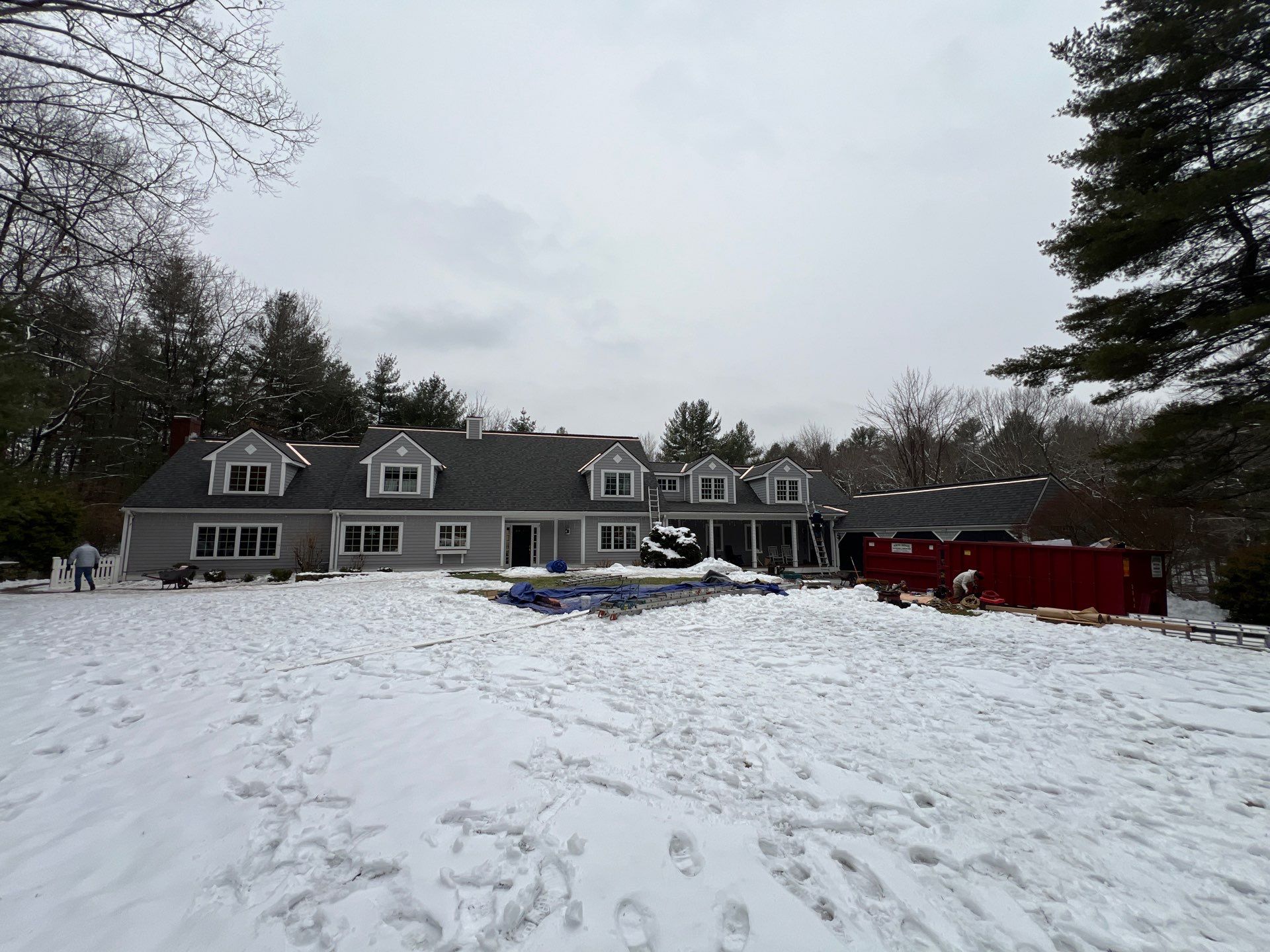 Carlisle Roofing Installation using Owens Corning Shingles and Copper by Mighty Dog Roofing of Greater Middlesex County