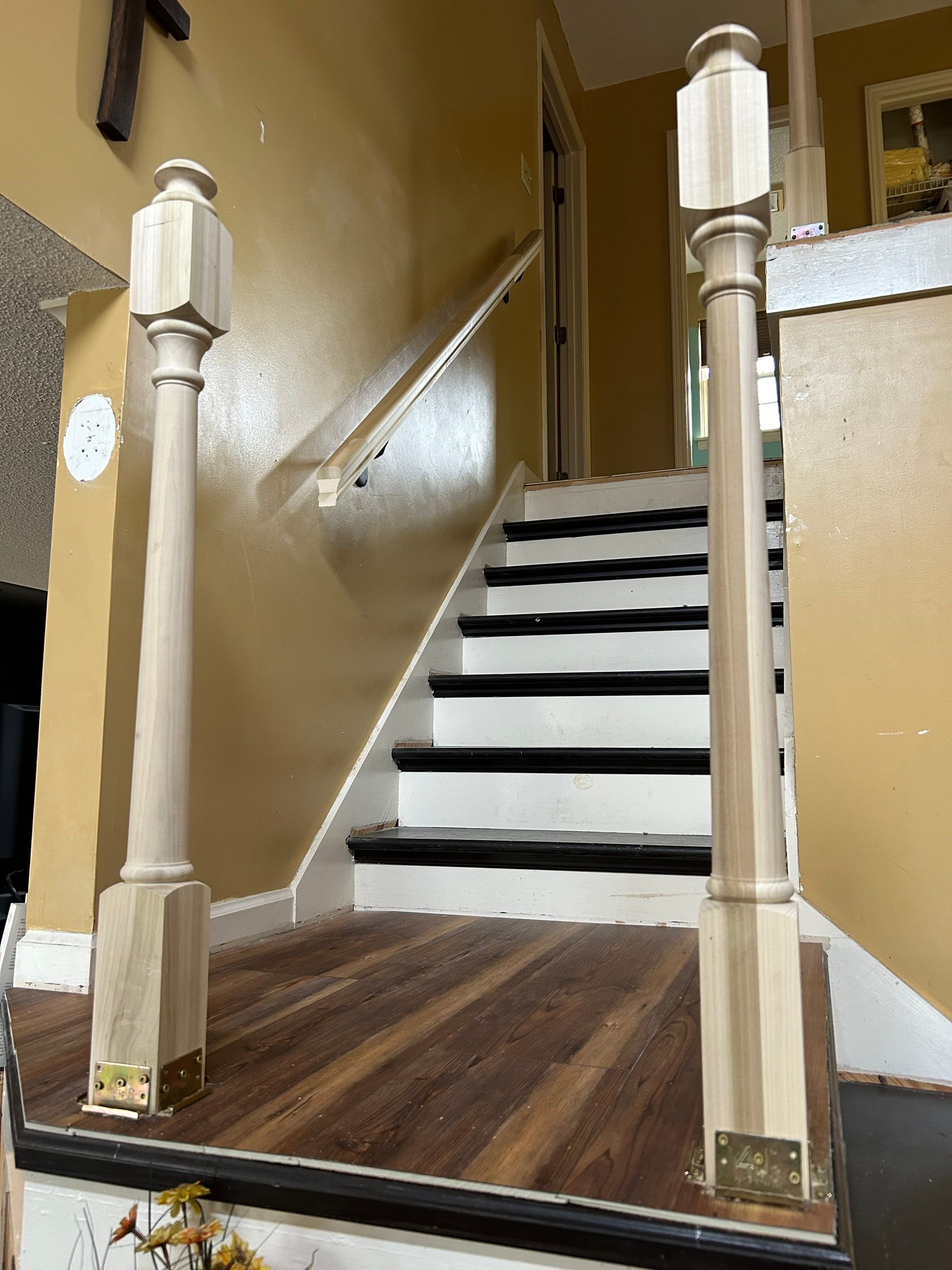 Staircase Remodel by Wolf Hills Restoration