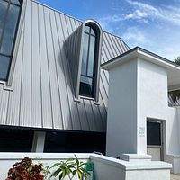 .032 Aluminum 1.5" Mechanical Seam Slate Gray 