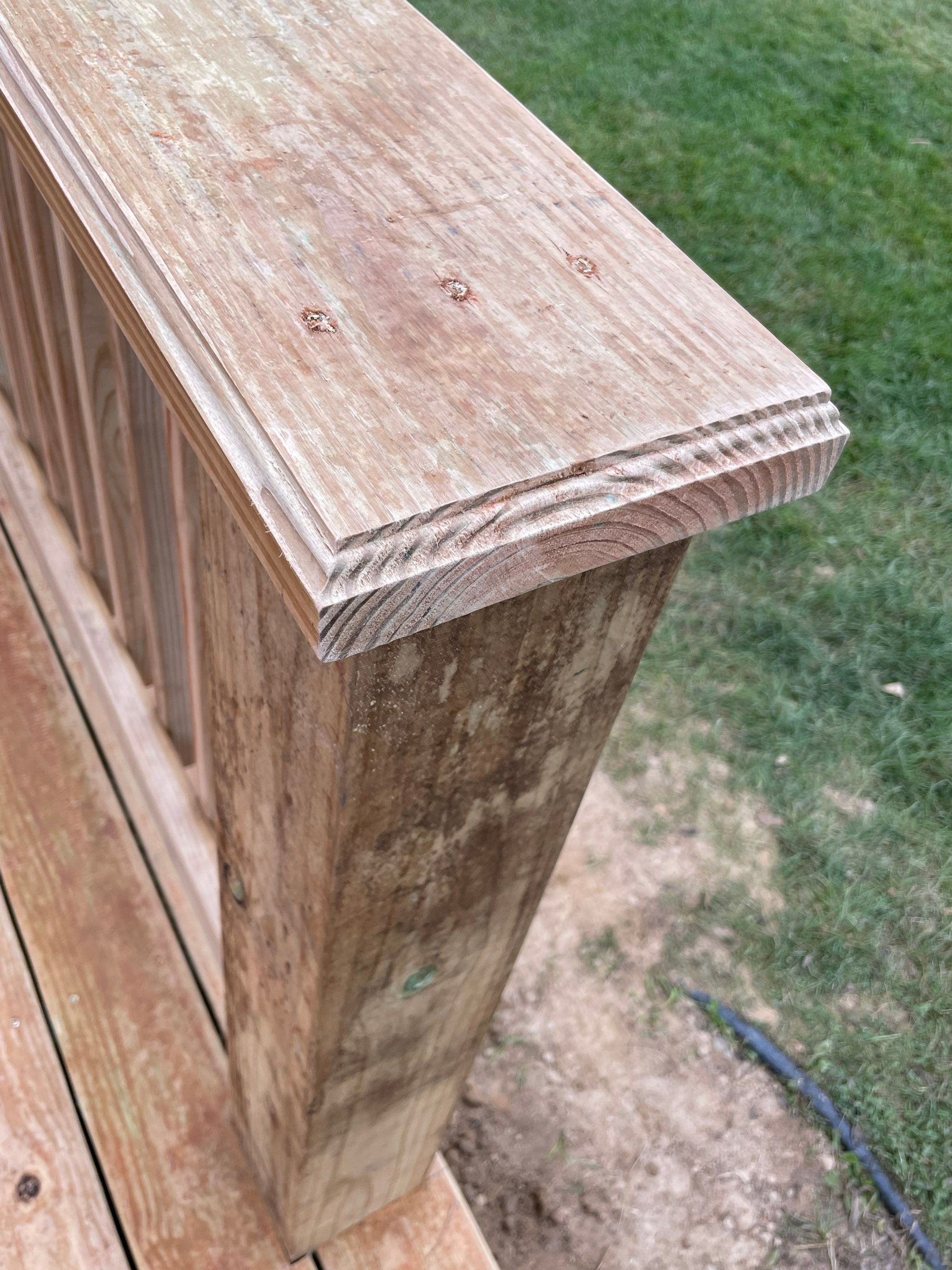 Deck Installation using Treated Lumber by Avalon Roofing and Exteriors