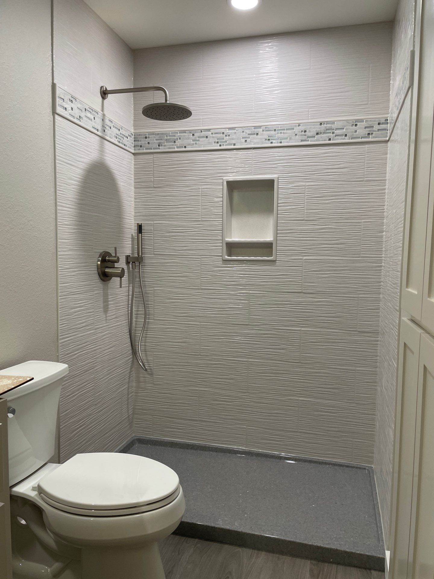 Bathroom Remodel using The Onyx Collection by Ekon Bath, LLC