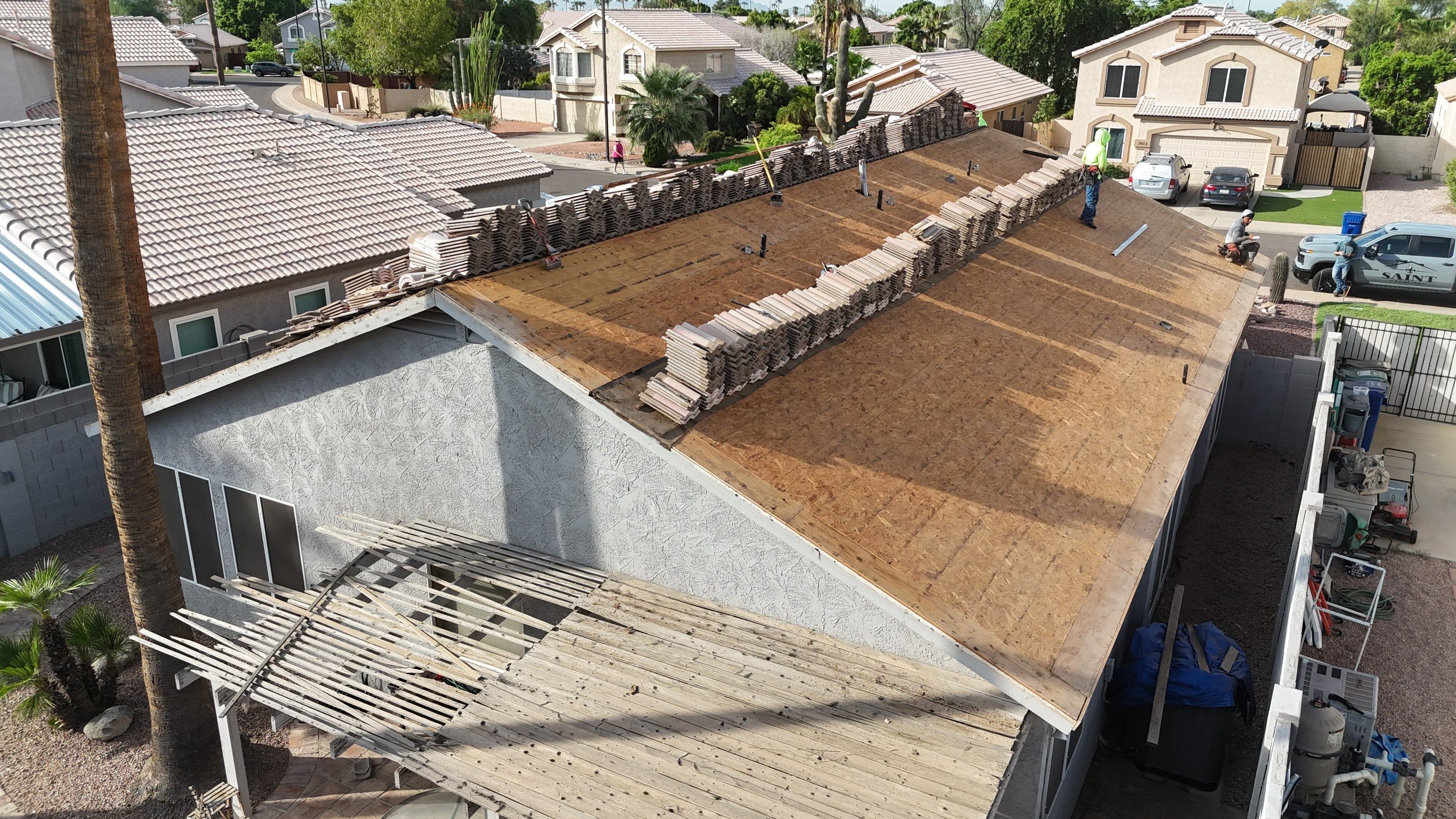 Project in Mesa, AZ by Saint Roofing