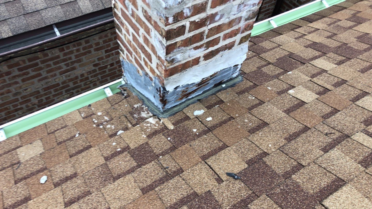 Chimney flashing repair. by Pro Home Services Inc