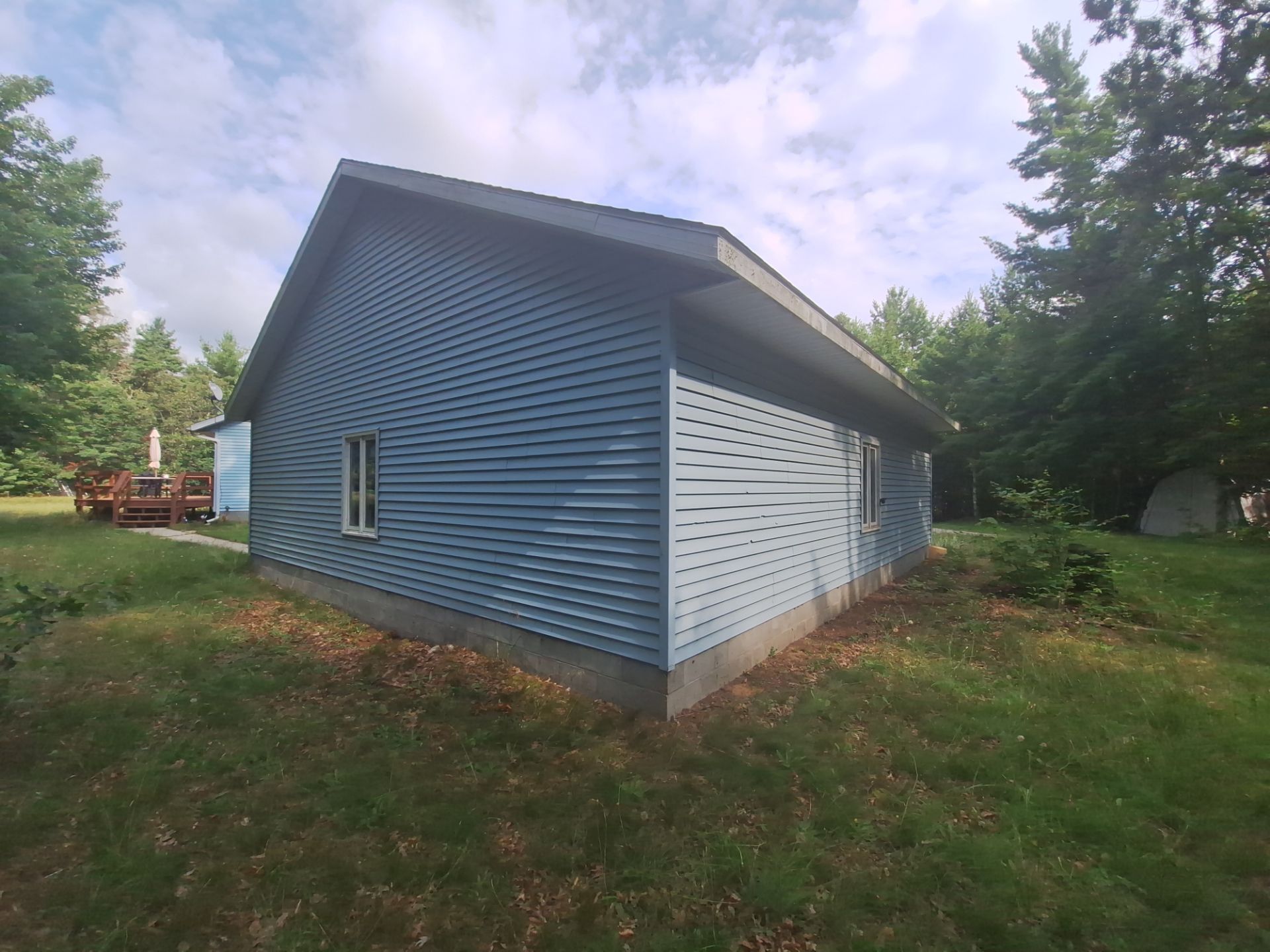 Deck staining and exterior foundation painting! by Gordon Painting