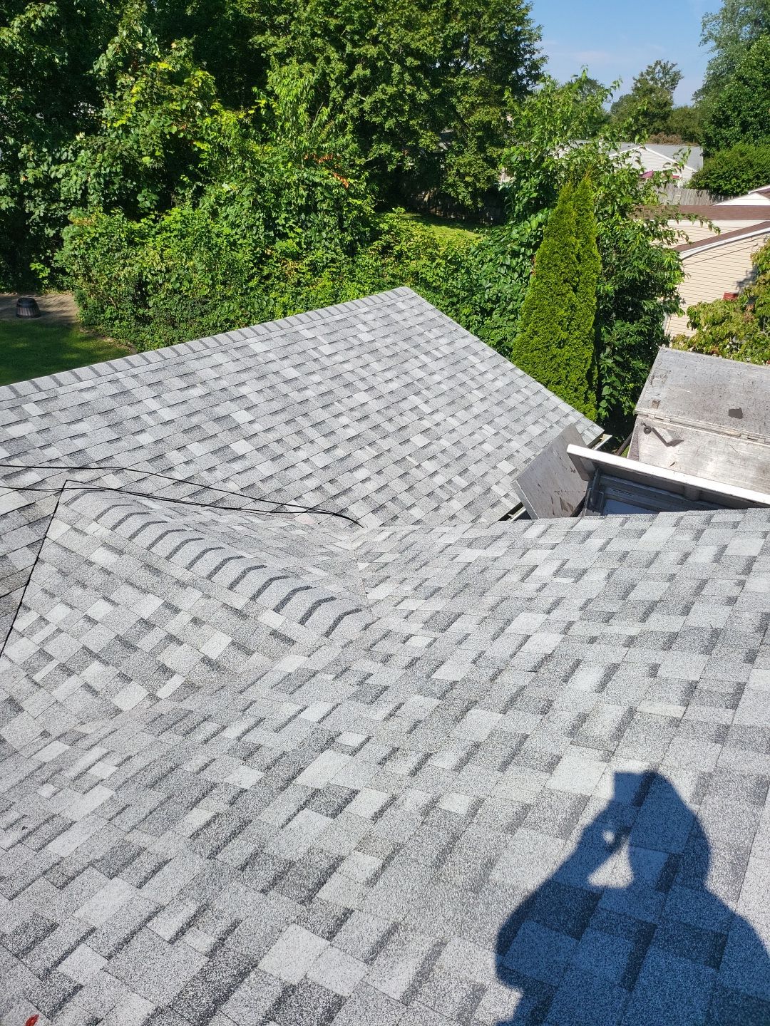 Residential Roofing Installation using Owens Corning TruDefinition Sierra Gray by A Plus Exterior