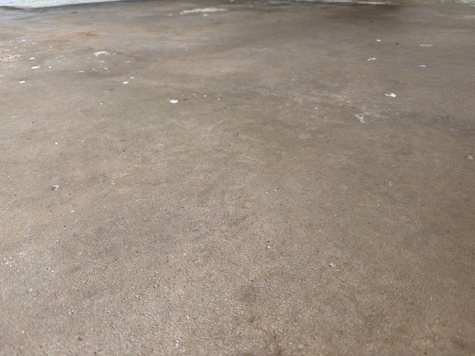 Yankton Garage Concrete Coating With Feather Gray Decorative Chips by Select Painting, Coatings & Garage Cabinets