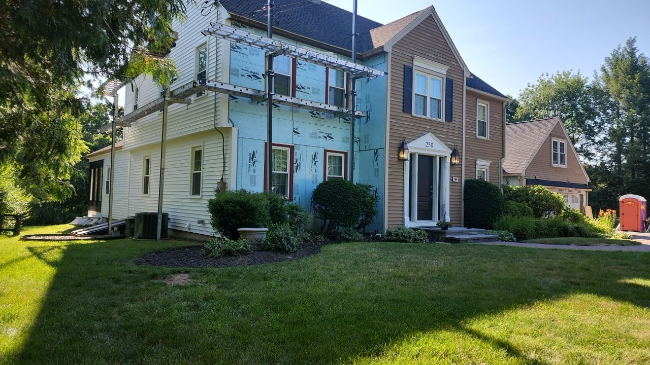Siding Installation using James Hardie by UBrothers Construction