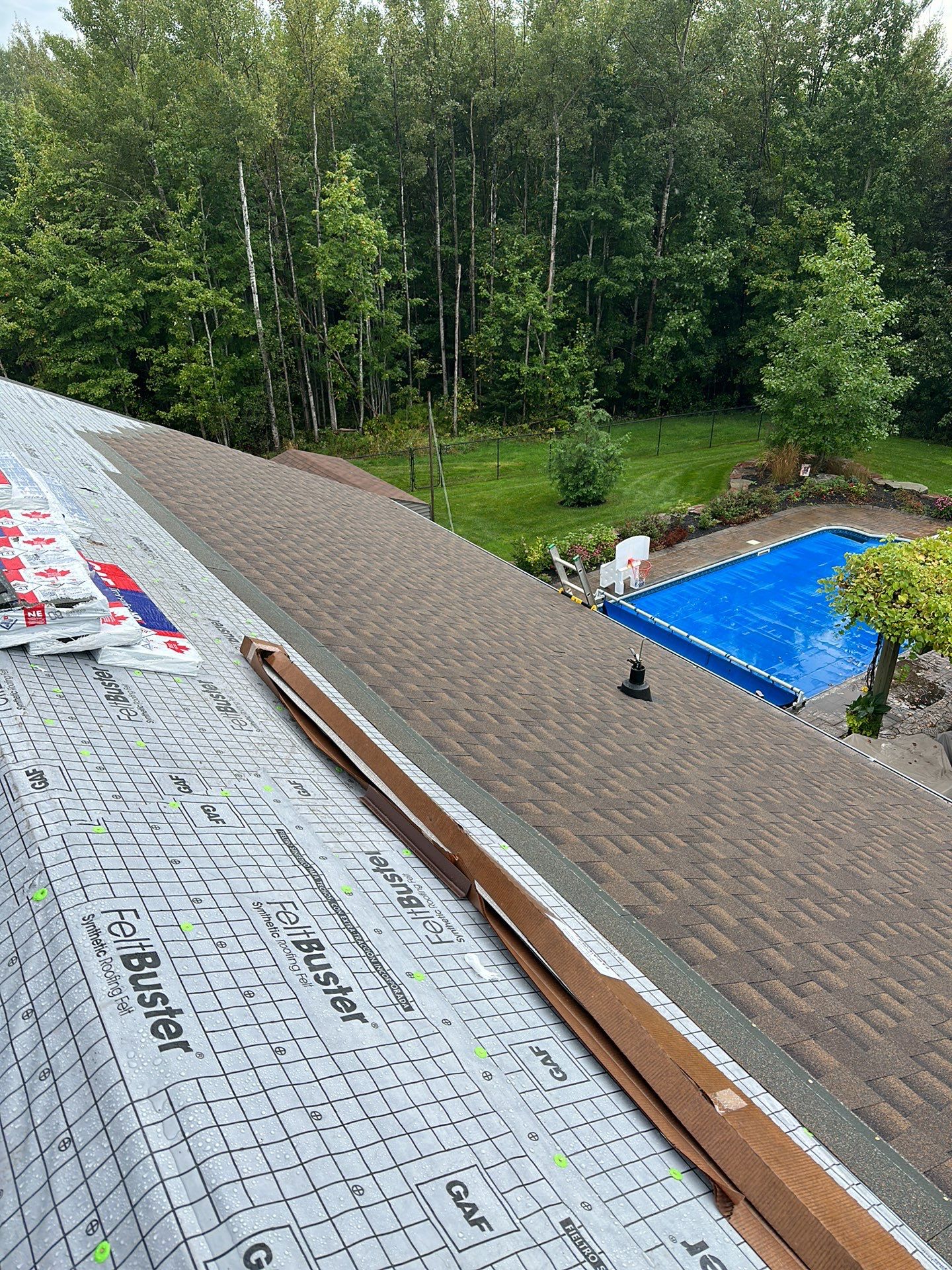 Residential Roofing Installation using Asphalt GAF HDZ by Artisan Roofing & Home Improvements Inc.