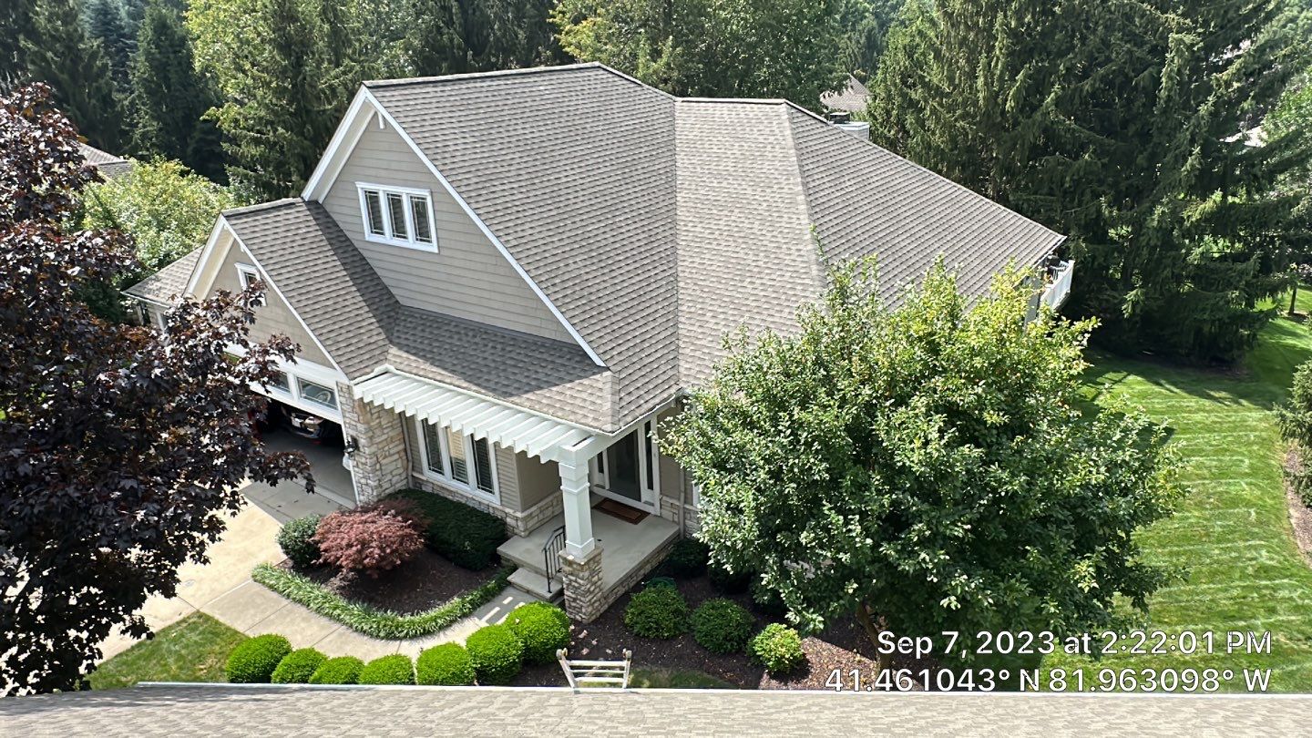 Residential Roof Replacement using Owens Corning Duration, Driftwood by Absolute Roofing and Construction
