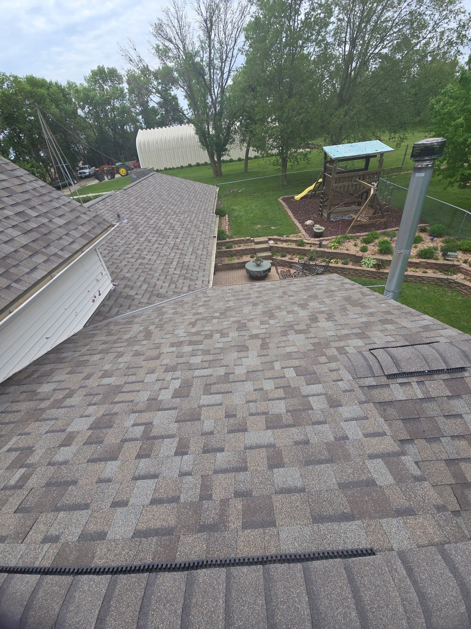 Residential Roofing Installation using Owens Corning Duration Driftwood by Lightning Exteriors