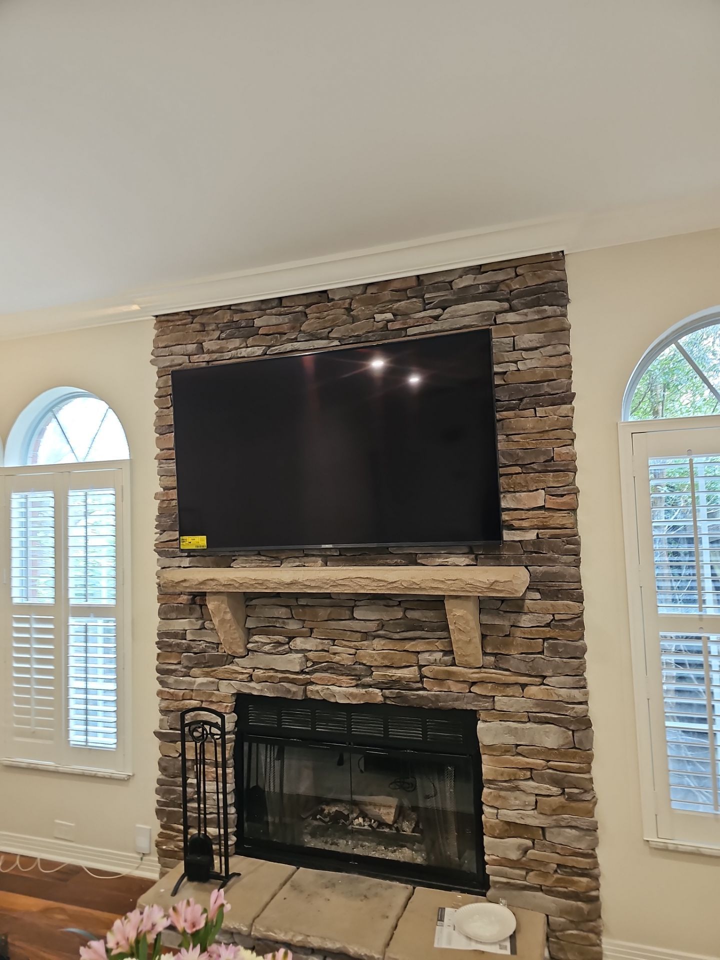 Fireplace TV Mounting Projects by Hangman Mounting & Installation 