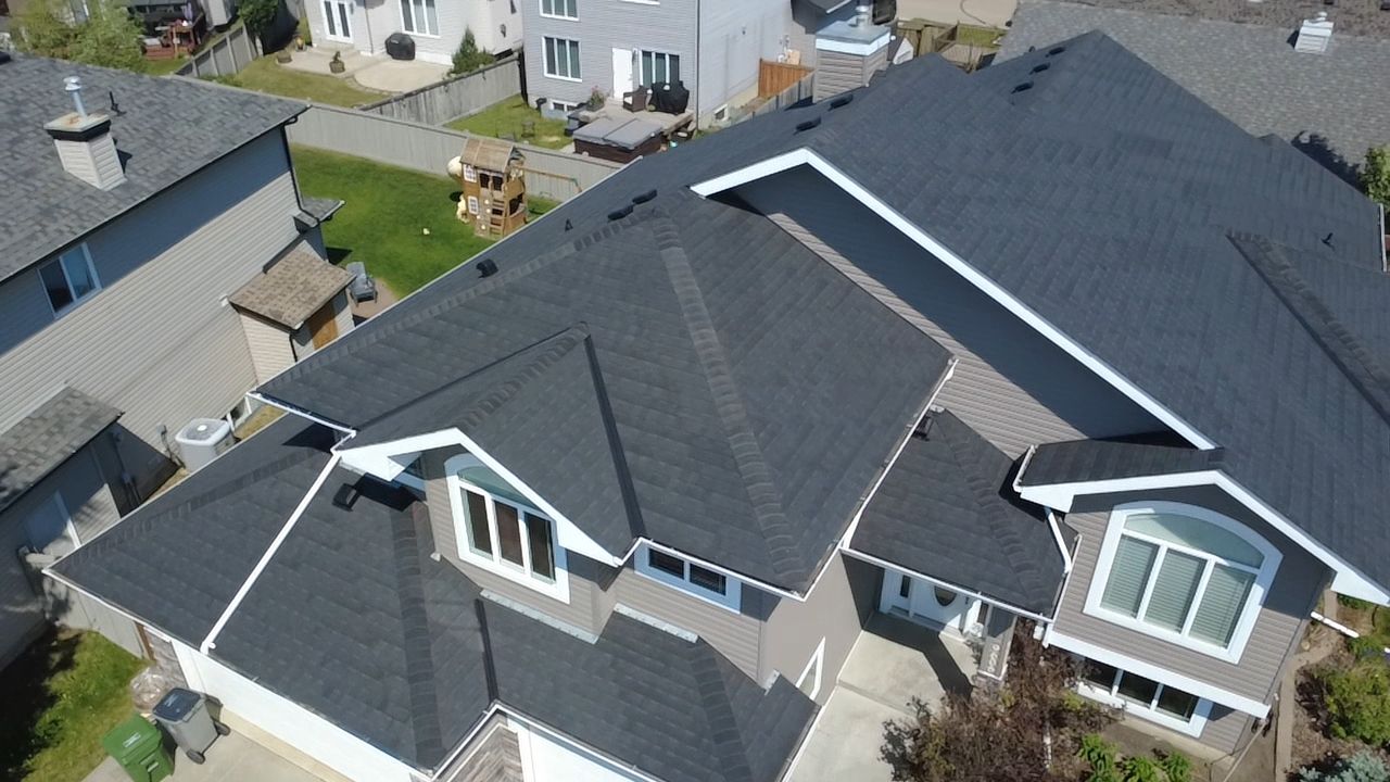 Slate Black on Mystique  by 2thetop Roofing