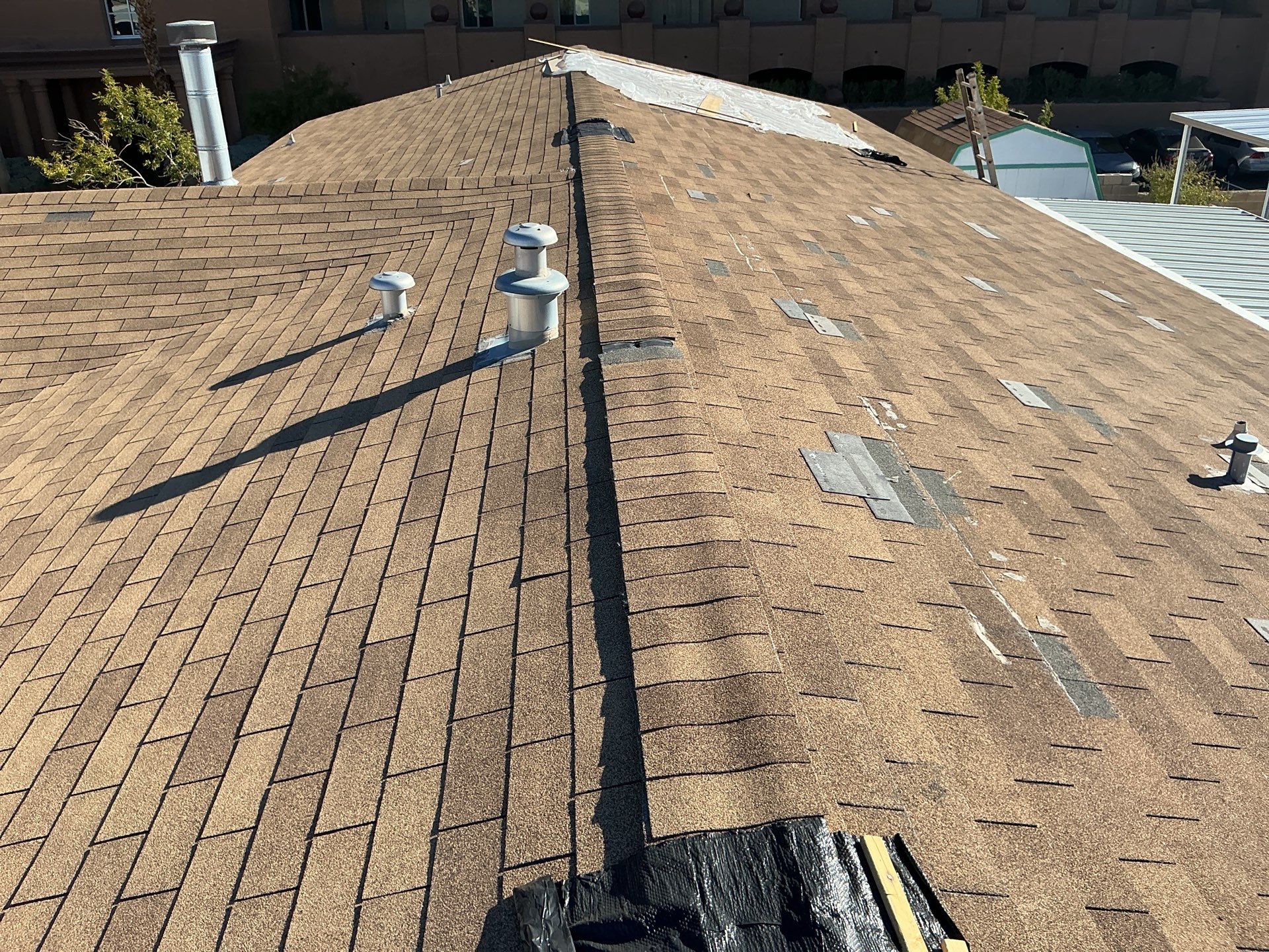 Project by Roof Maxx of East Las Vegas by KLEEN Bin Service