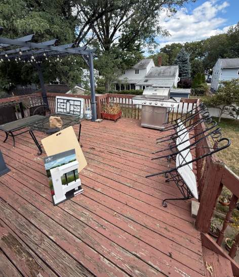 Deck Resurface in Edison NJ by deck guardian