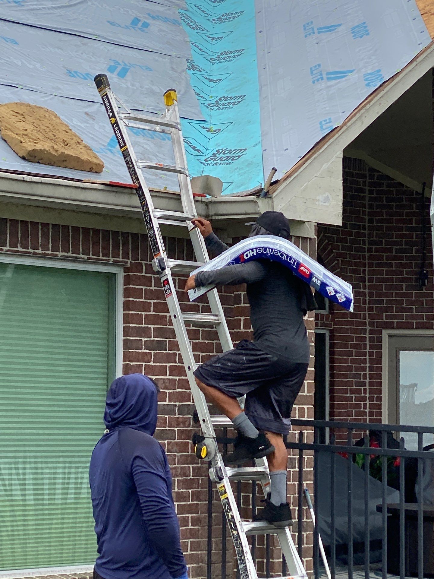 Residential Roof Replacement using GAF HDZ - Charcoal shingles by Elite Roofing LLC