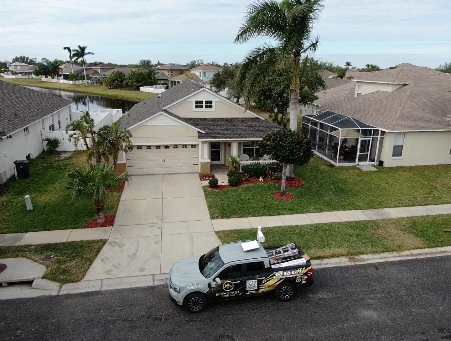 Roof Replacement in Ruskin FL. by Steadfast Roofing