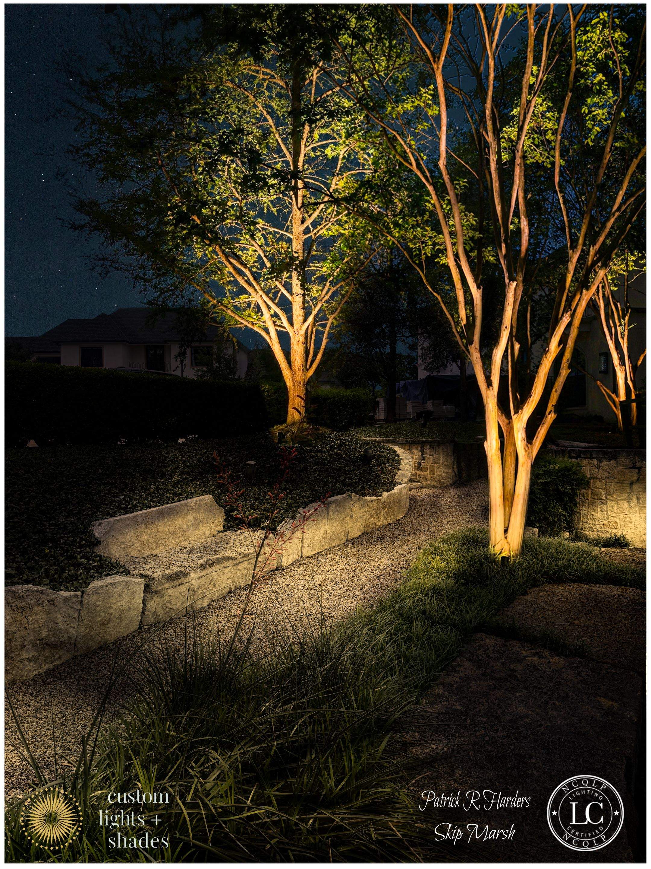 Glen Abbey HOA Park in Dallas by Outdoor Lights + Shades