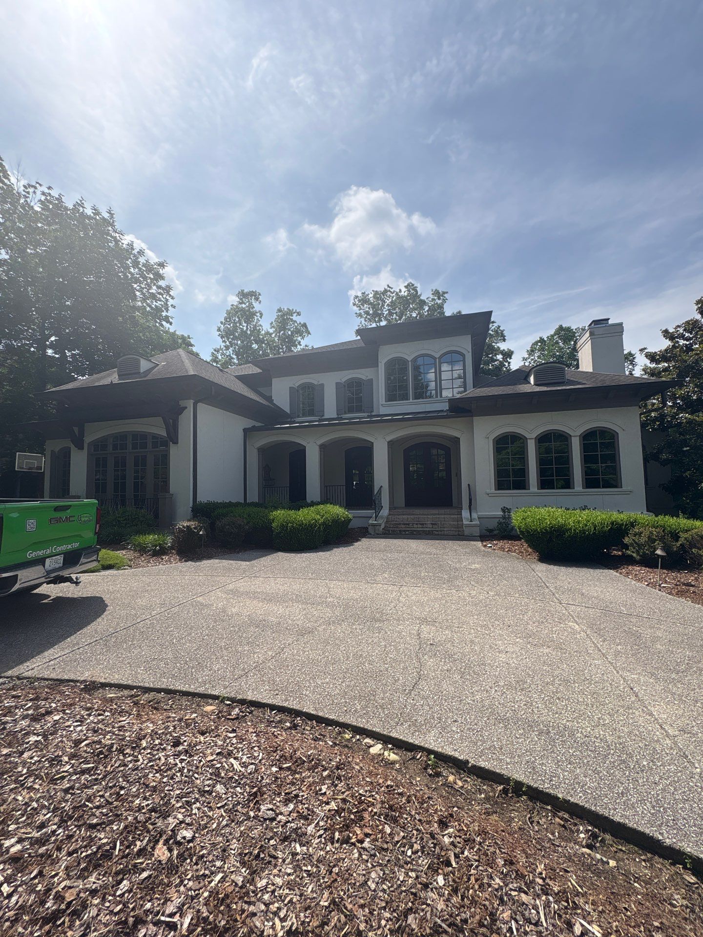 Franklin Exterior Stucco Restoration and Comprehensive Painting Renovation by U.S. Exterior Solutions