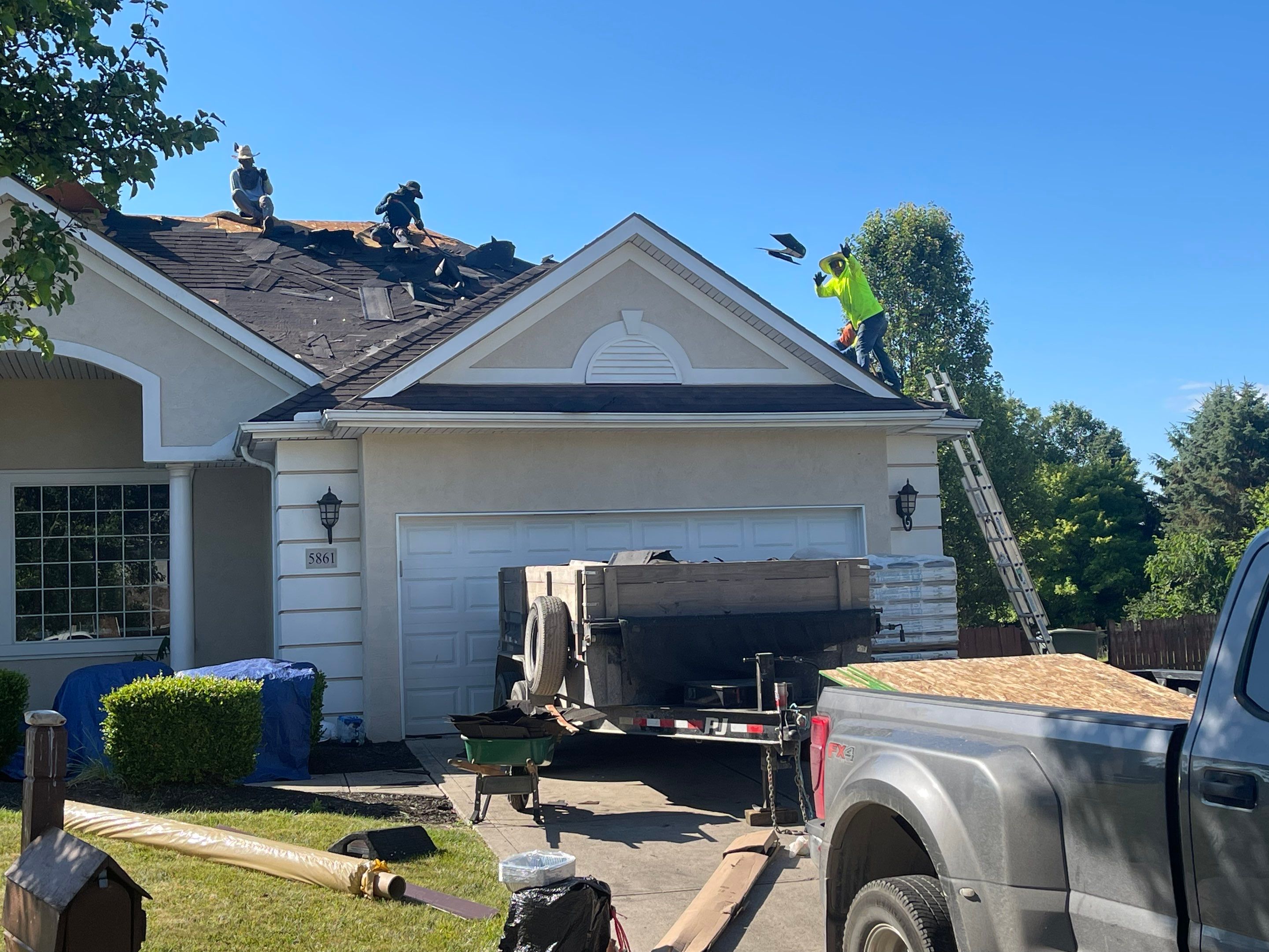 Residential Roofing Installation using IKO dimensional shingles by SOS Home Ohio 