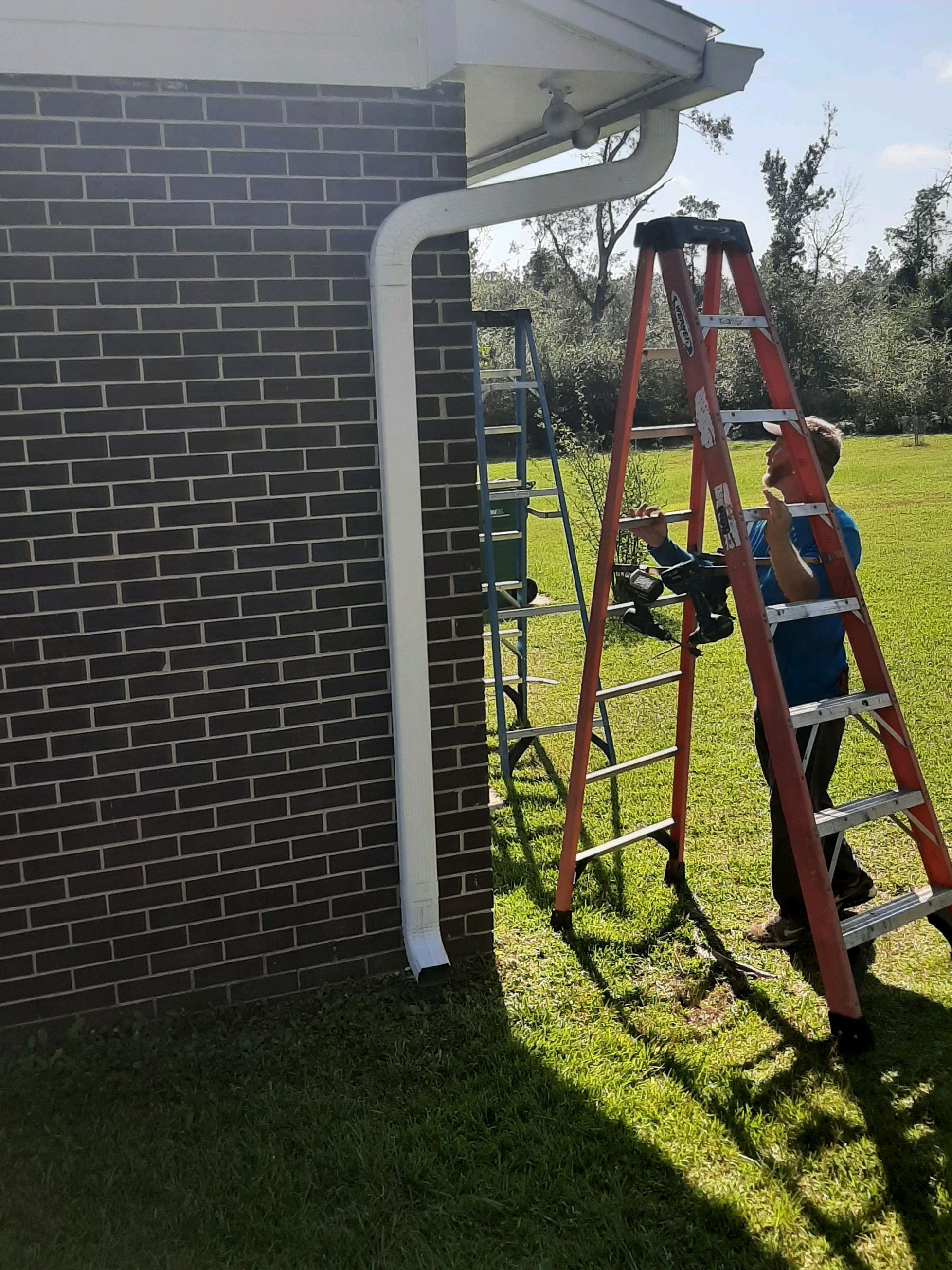 Gutter Installation using K-Style Gutters by Gutter Professors