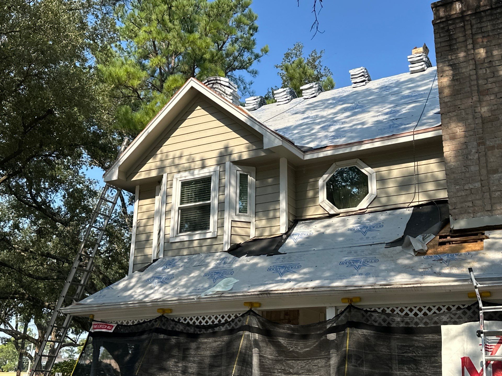 Project in Houston by Motion Roofing
