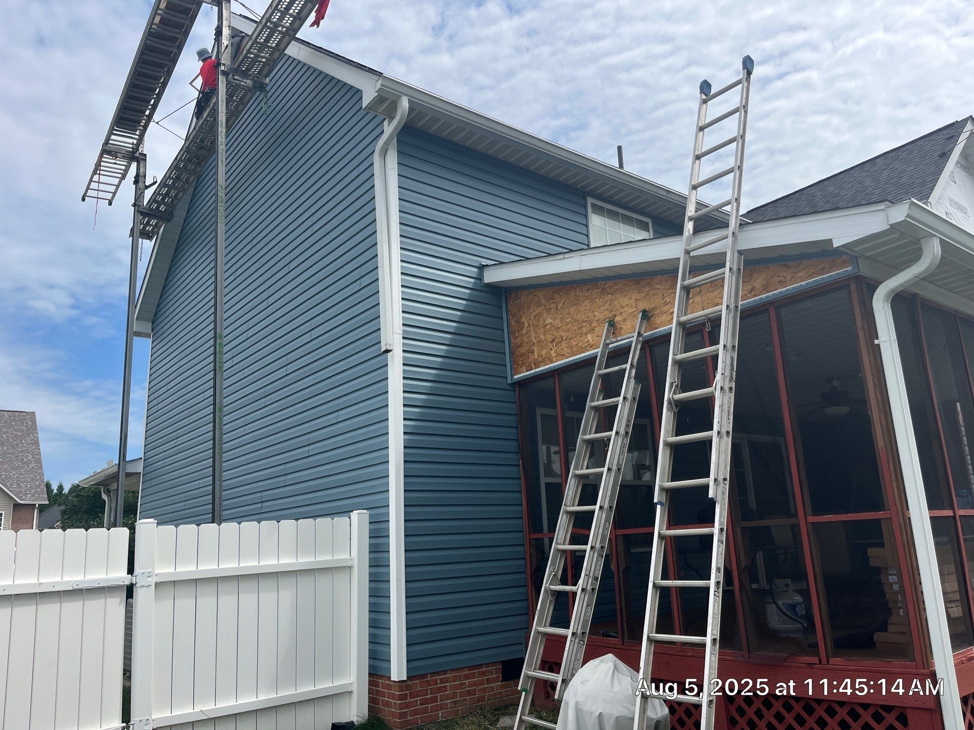 Siding Installation using Provia Siding by Fahey Roofing + Contracting