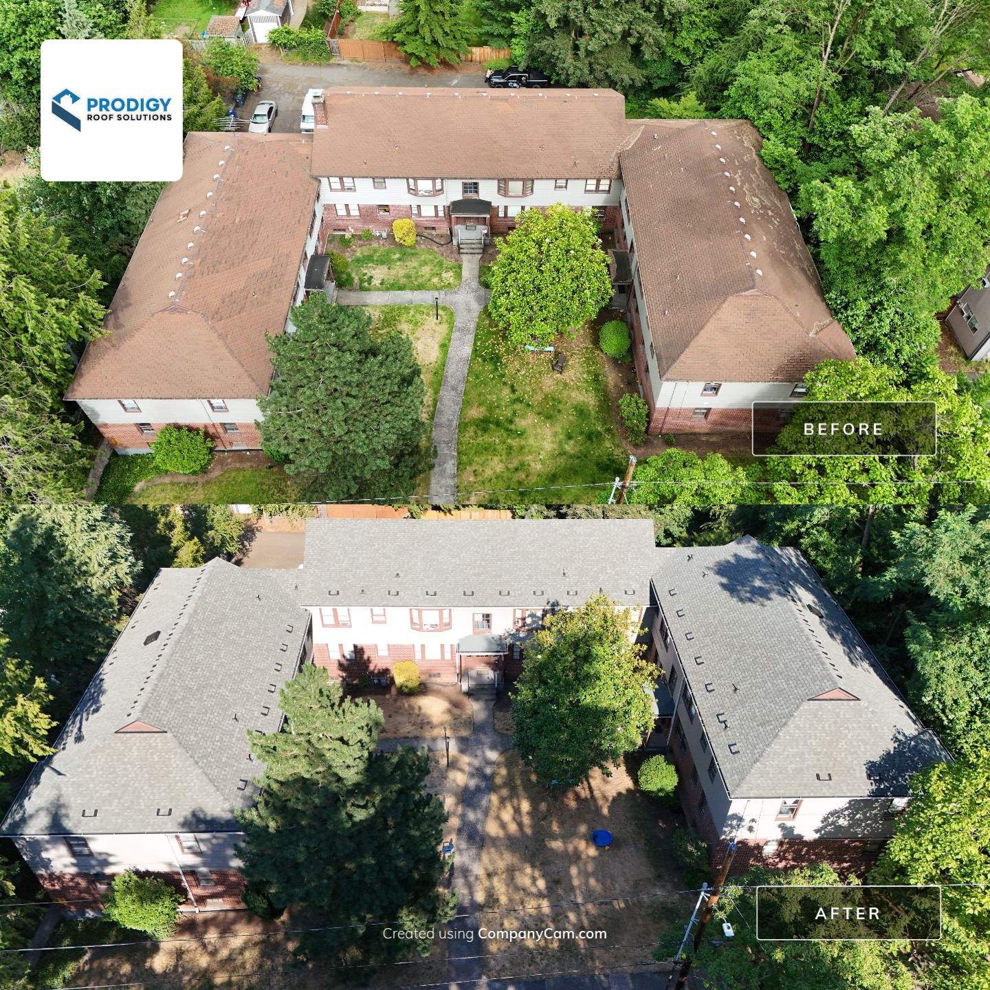 Apartment Complex Roof Replacement in Portland  by Prodigy Roof Solutions