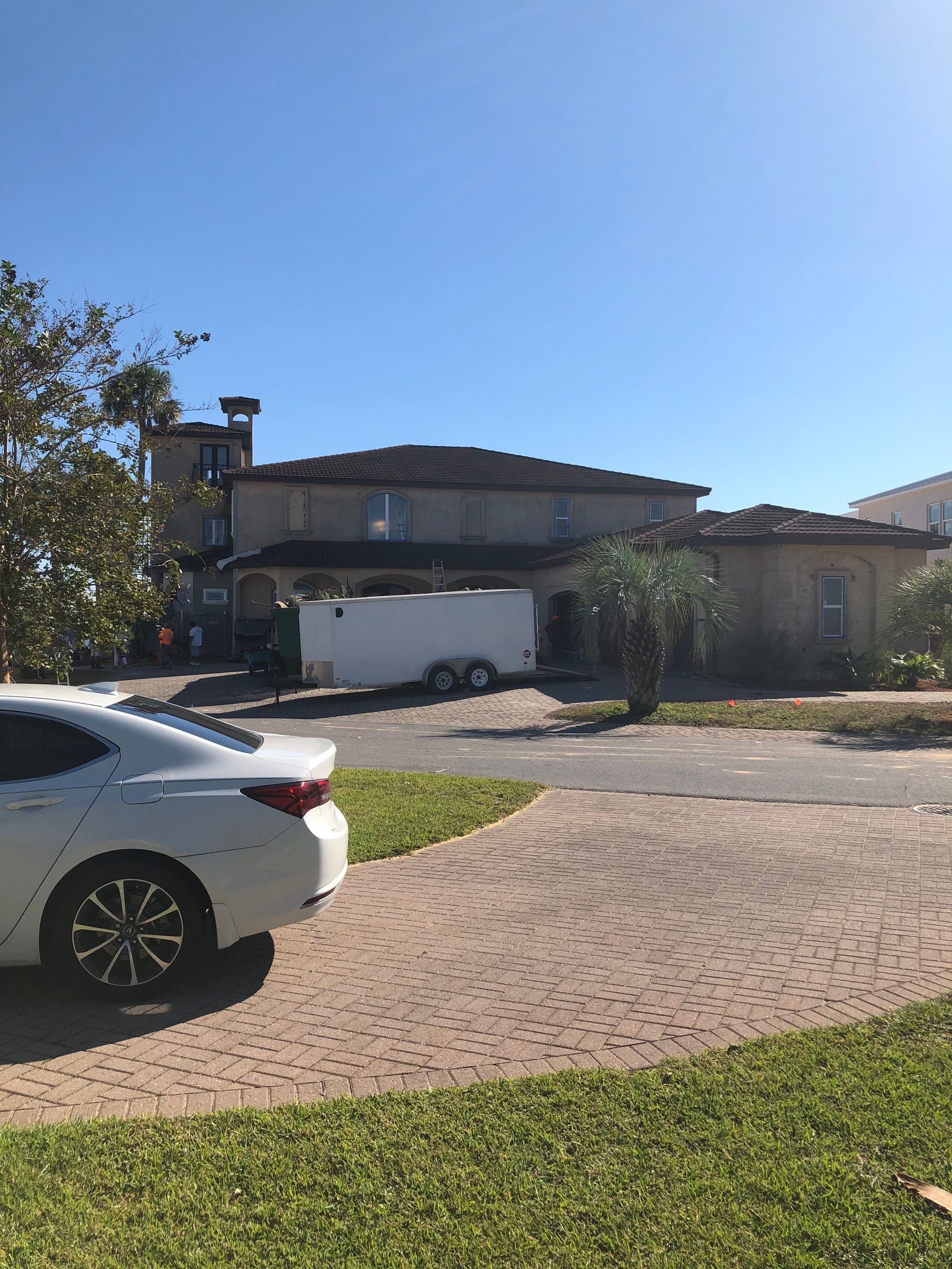 Gutter Installation using Royal Brown K-Style Gutters by Gutter Professors