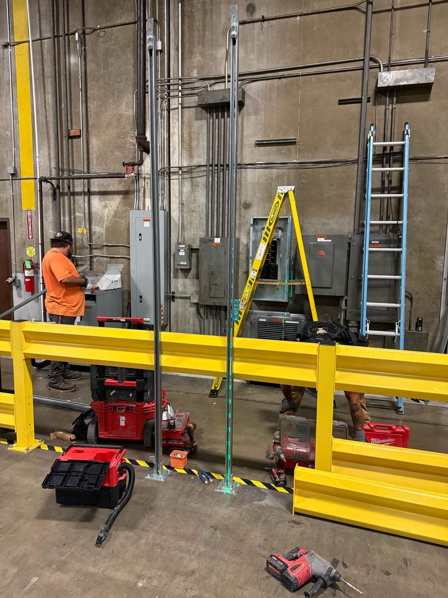 Forklift Charging Stations & LED Lighting Upgrade – Chemical Storage Facility, Santa Fe Springs, CA by Ring and Ping Inc.