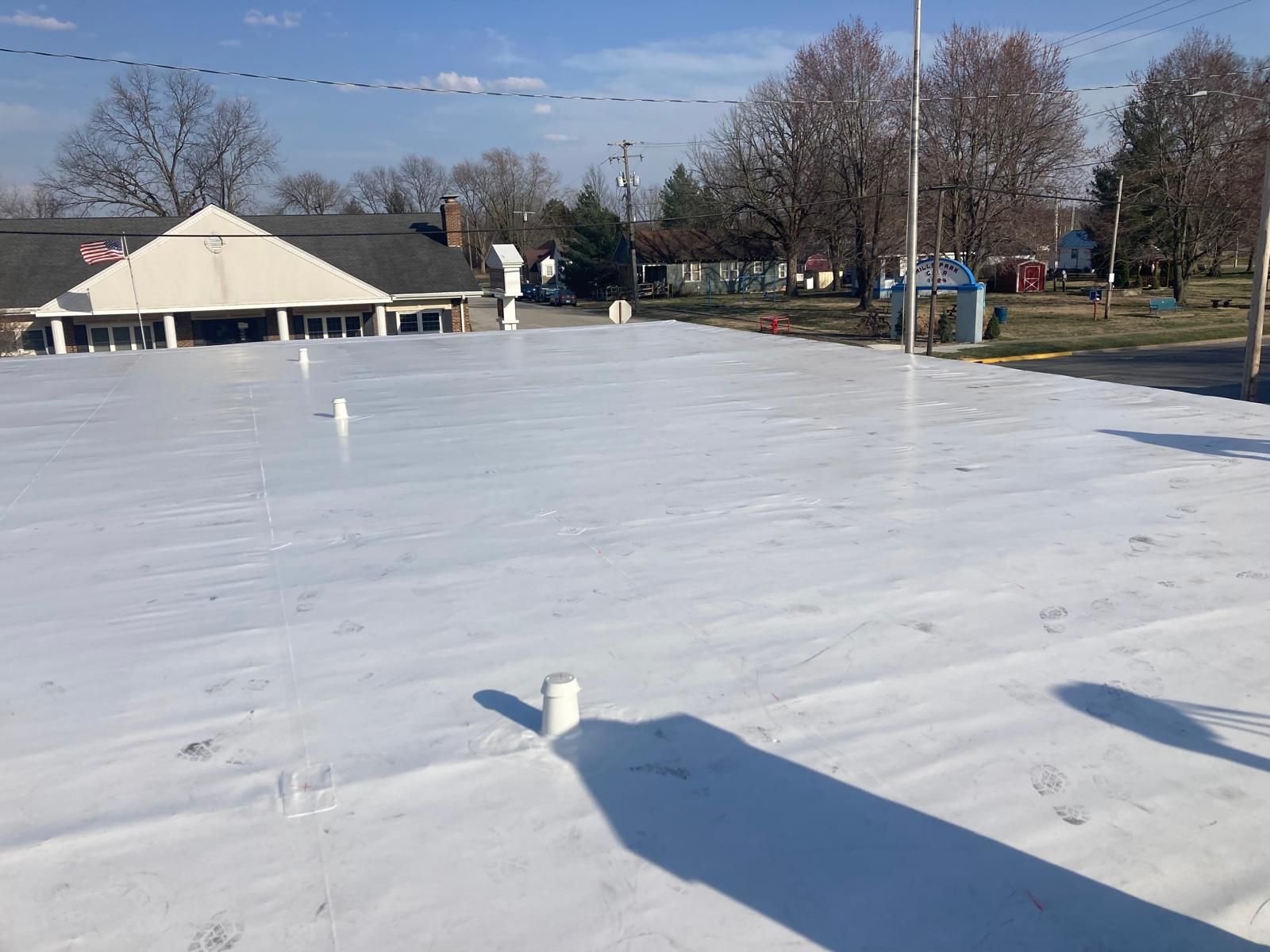 Commercial Roofing Installation using DURO LAST by Grell Roofing, LLC