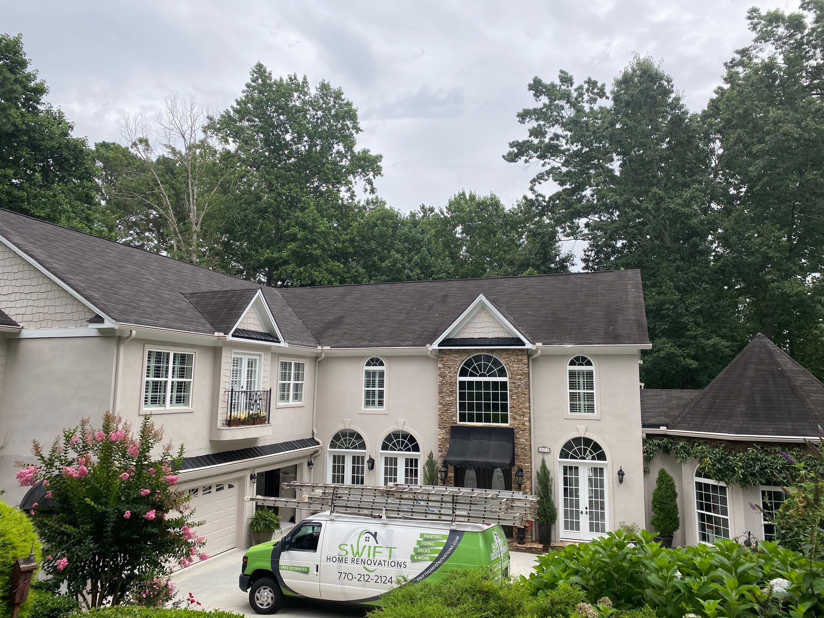 Multi-Story Residential Exterior Painting and Siding Refresh in Atlanta by Swift Home Renovations