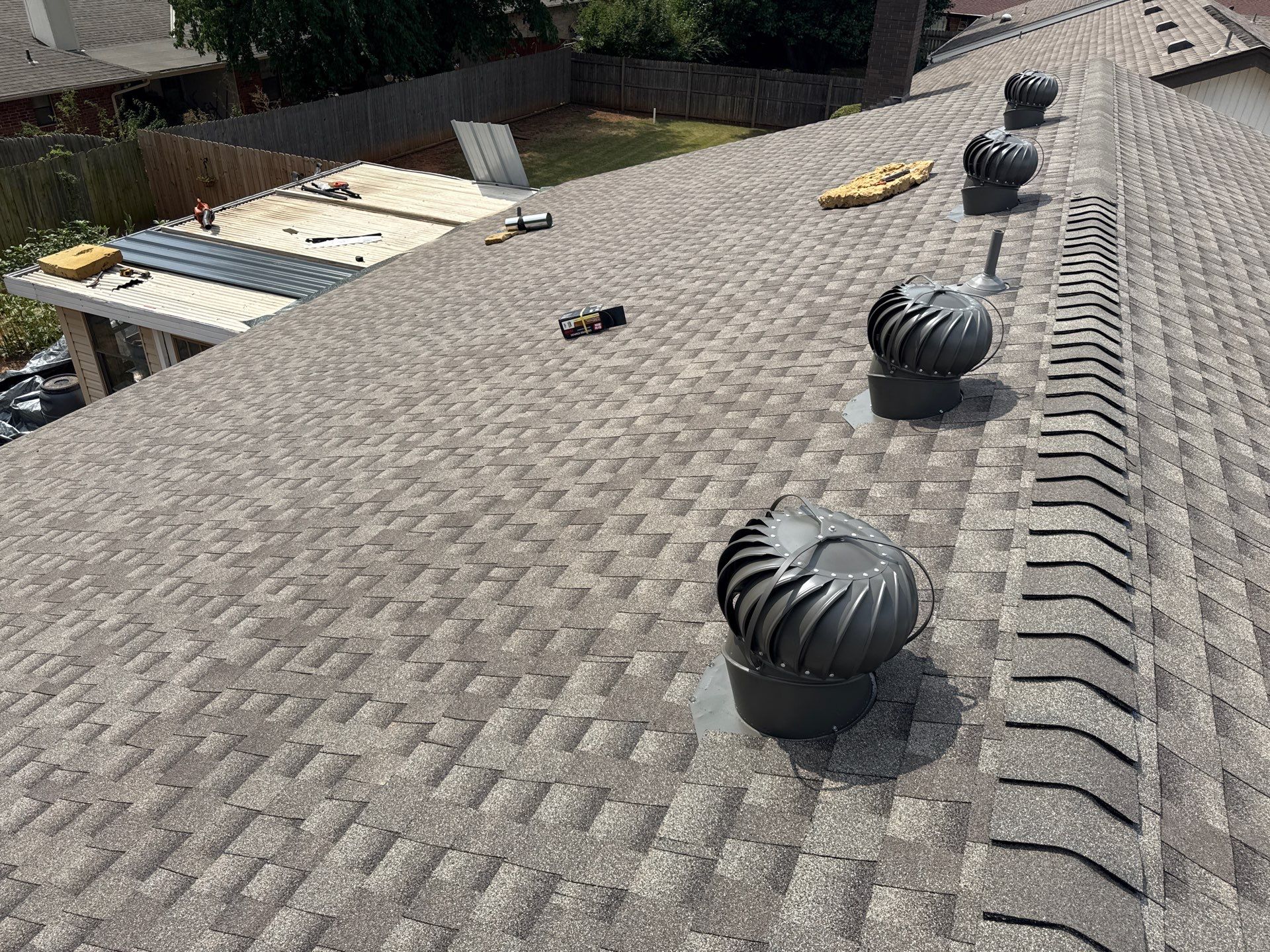roof and vent cover replacement  in Oklahoma City by McCann's Roofing and Construction