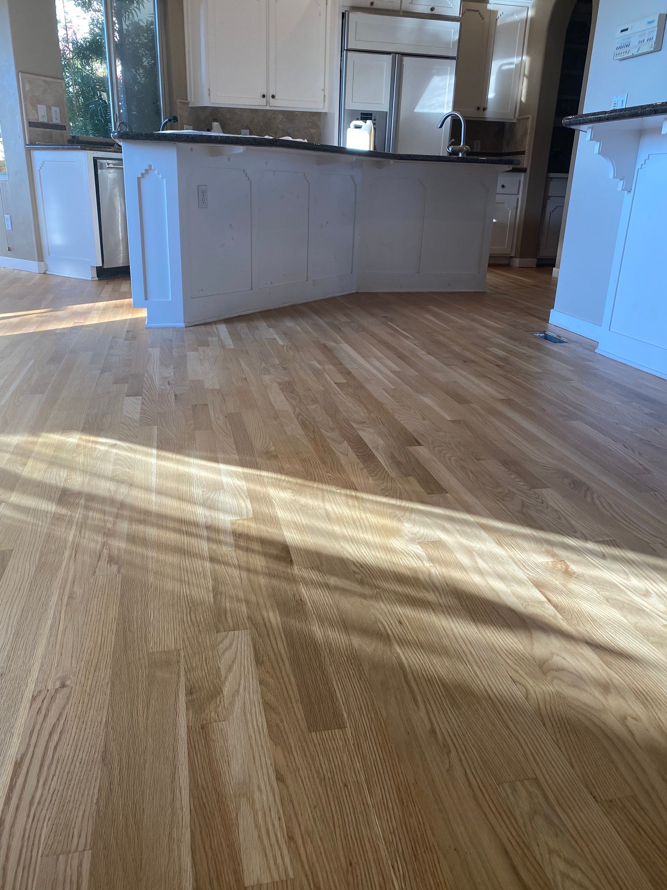Red Oak Finish and Restore by Footprints Floors South Sacramento