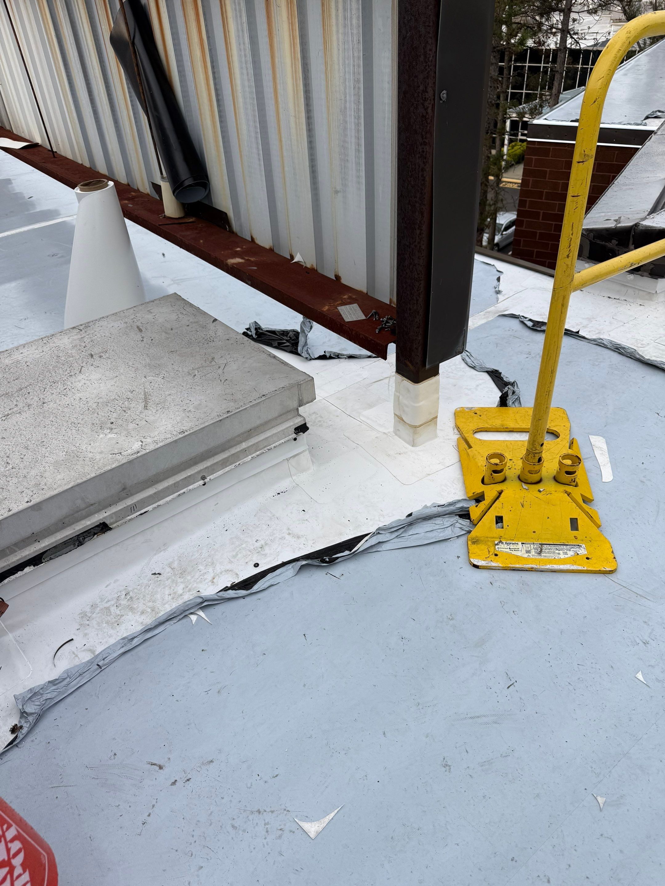 Commercial Roof Replacement – TPO Rhinobond System Installed at TD Bank by All Site Roofing